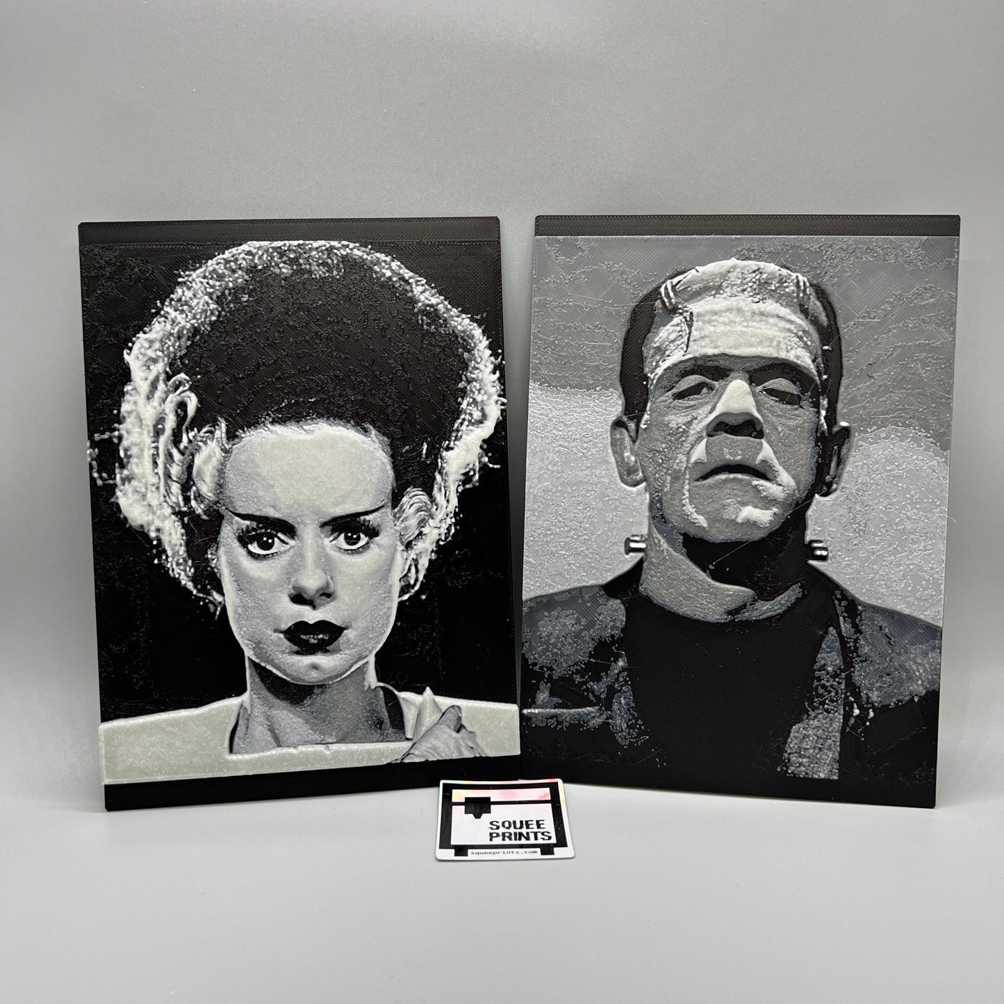 8 Classic Monsters Bundle | 3D Painting | Glow in the Dark - Squee Prints