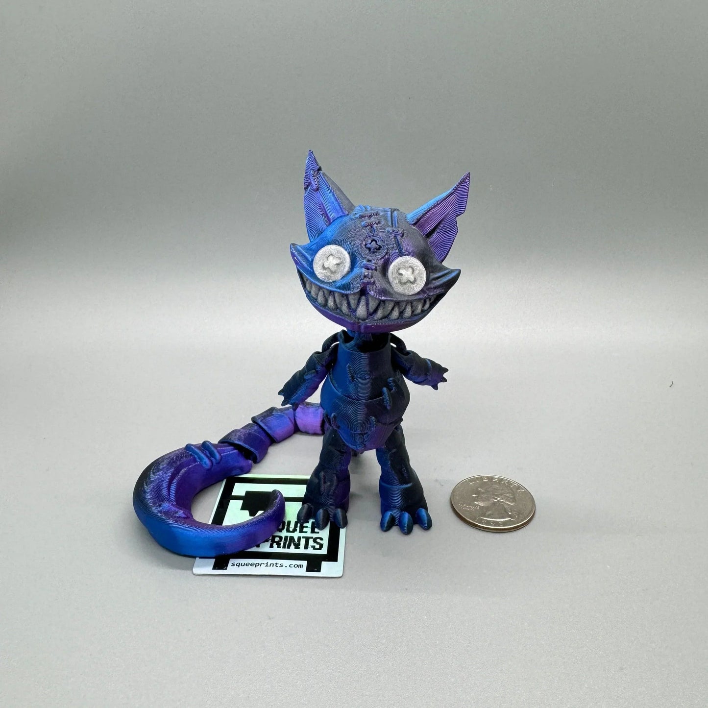 Creepy Cheshire Cat | Alice in Wonderland | Glow in the Dark - Squee Prints