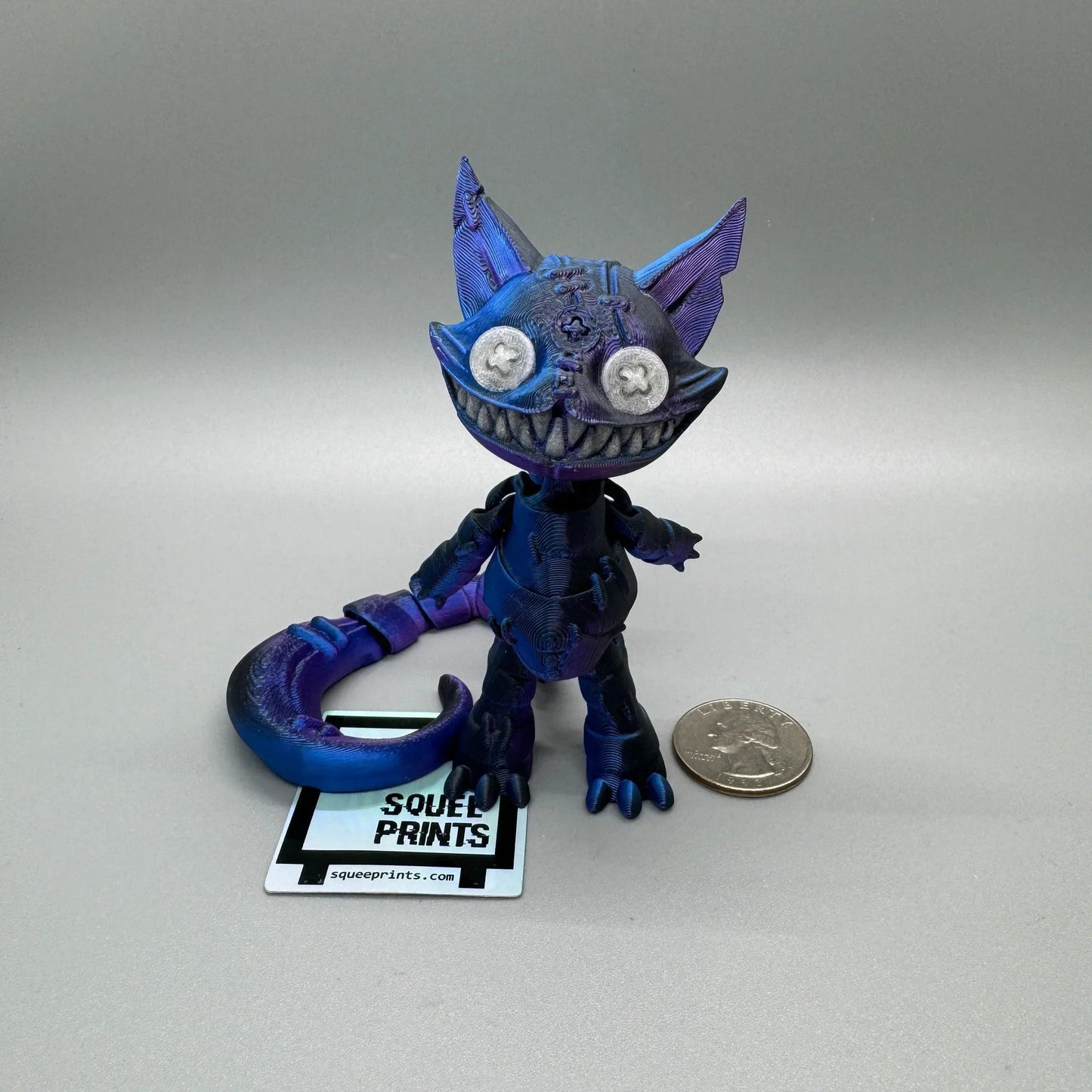 Creepy Cheshire Cat | Alice in Wonderland | Glow in the Dark - Squee Prints