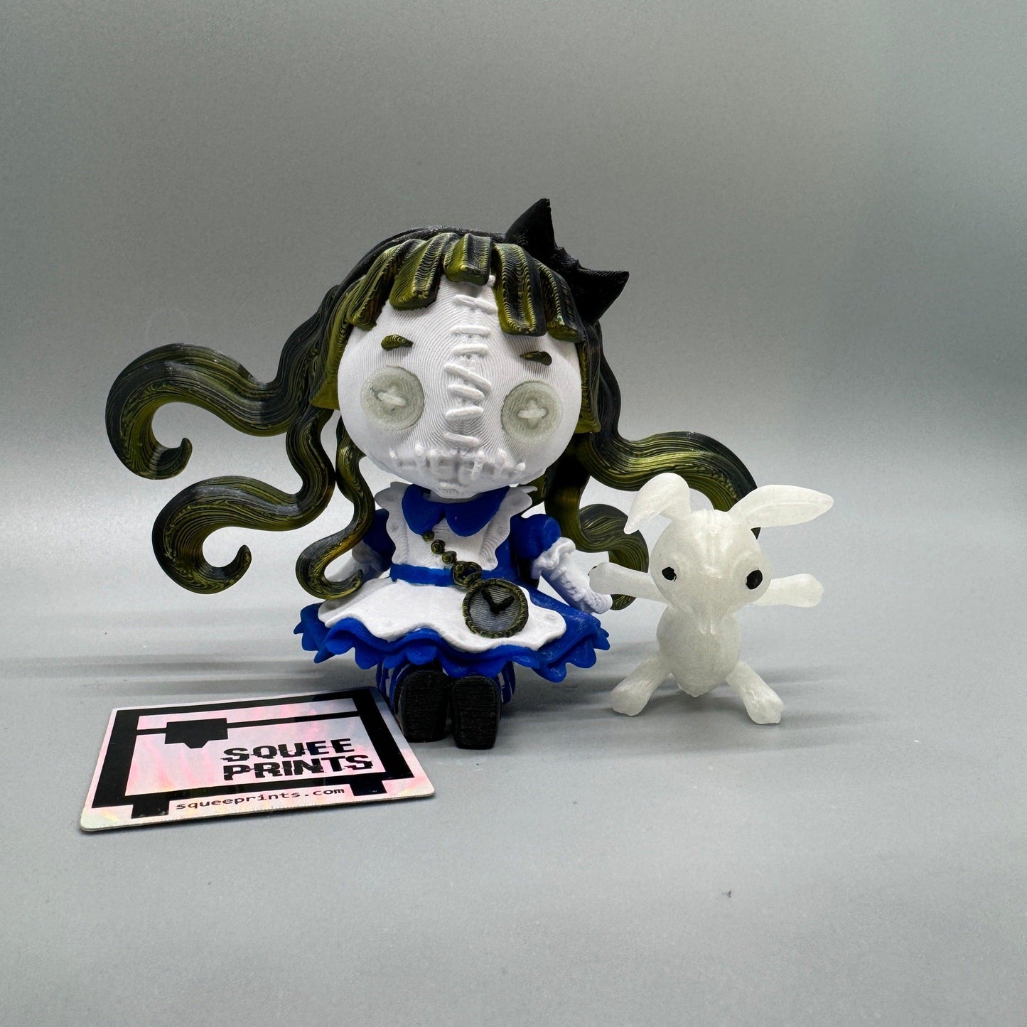 Alice in Wonderland | White Rabbit | Glow in the Dark - Squee Prints