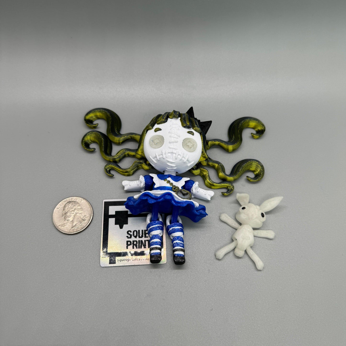 Alice in Wonderland | White Rabbit | Glow in the Dark - Squee Prints