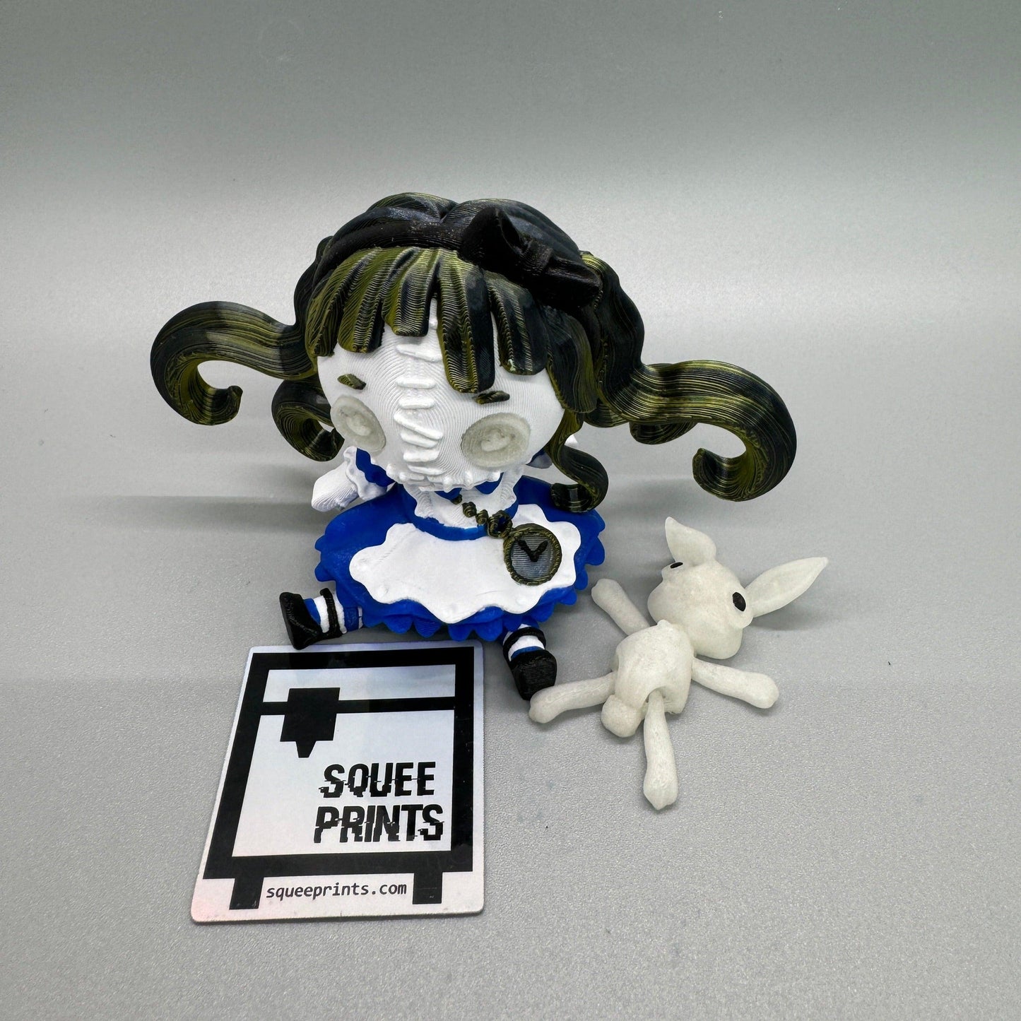 Alice in Wonderland | White Rabbit | Glow in the Dark - Squee Prints