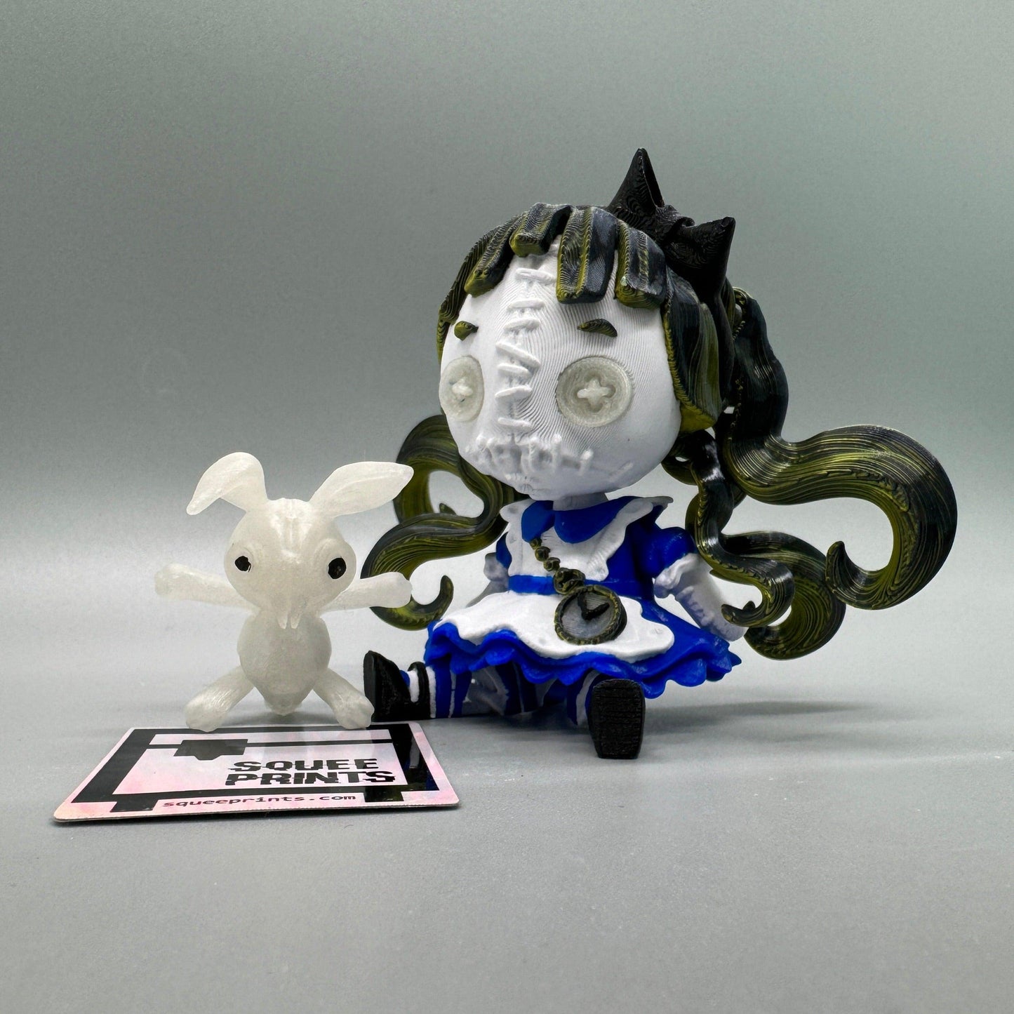 Alice in Wonderland | White Rabbit | Glow in the Dark - Squee Prints