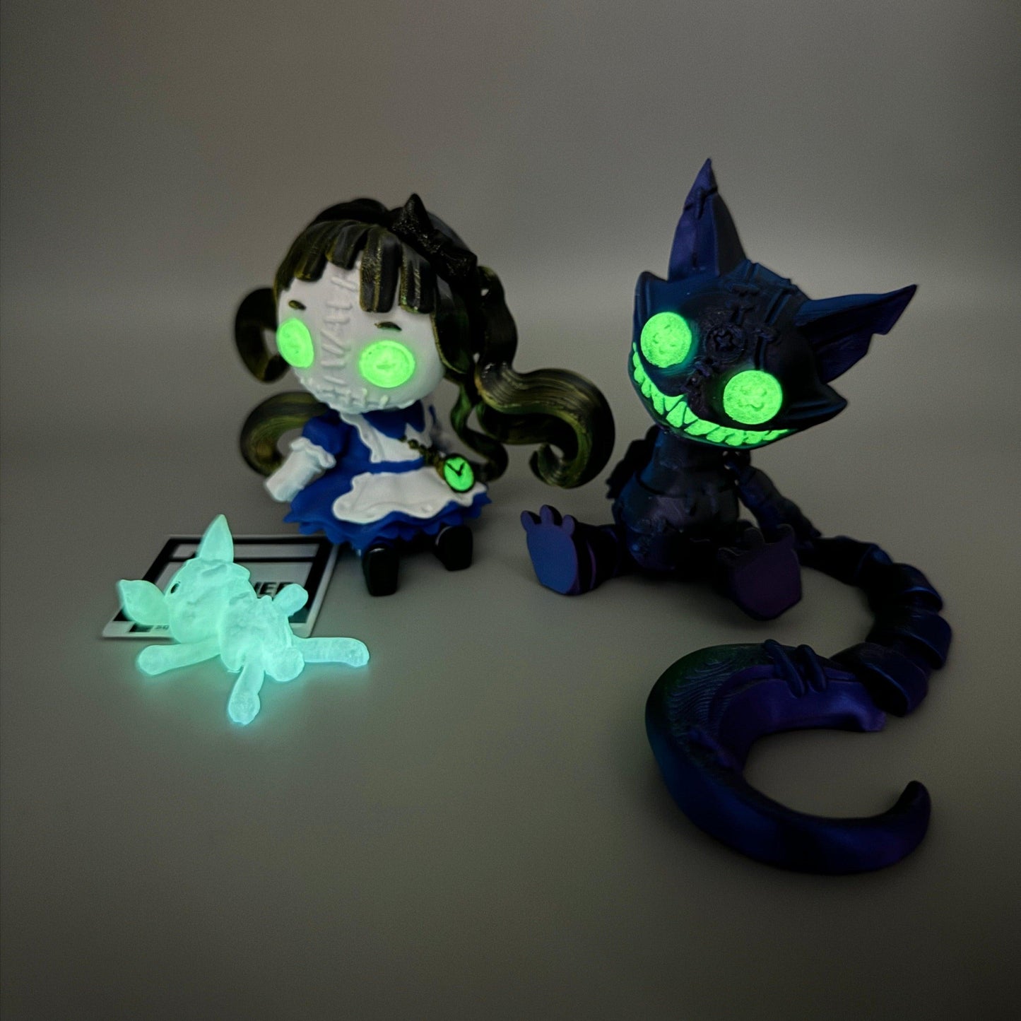 Creepy Cheshire Cat | Alice in Wonderland | Glow in the Dark - Squee Prints