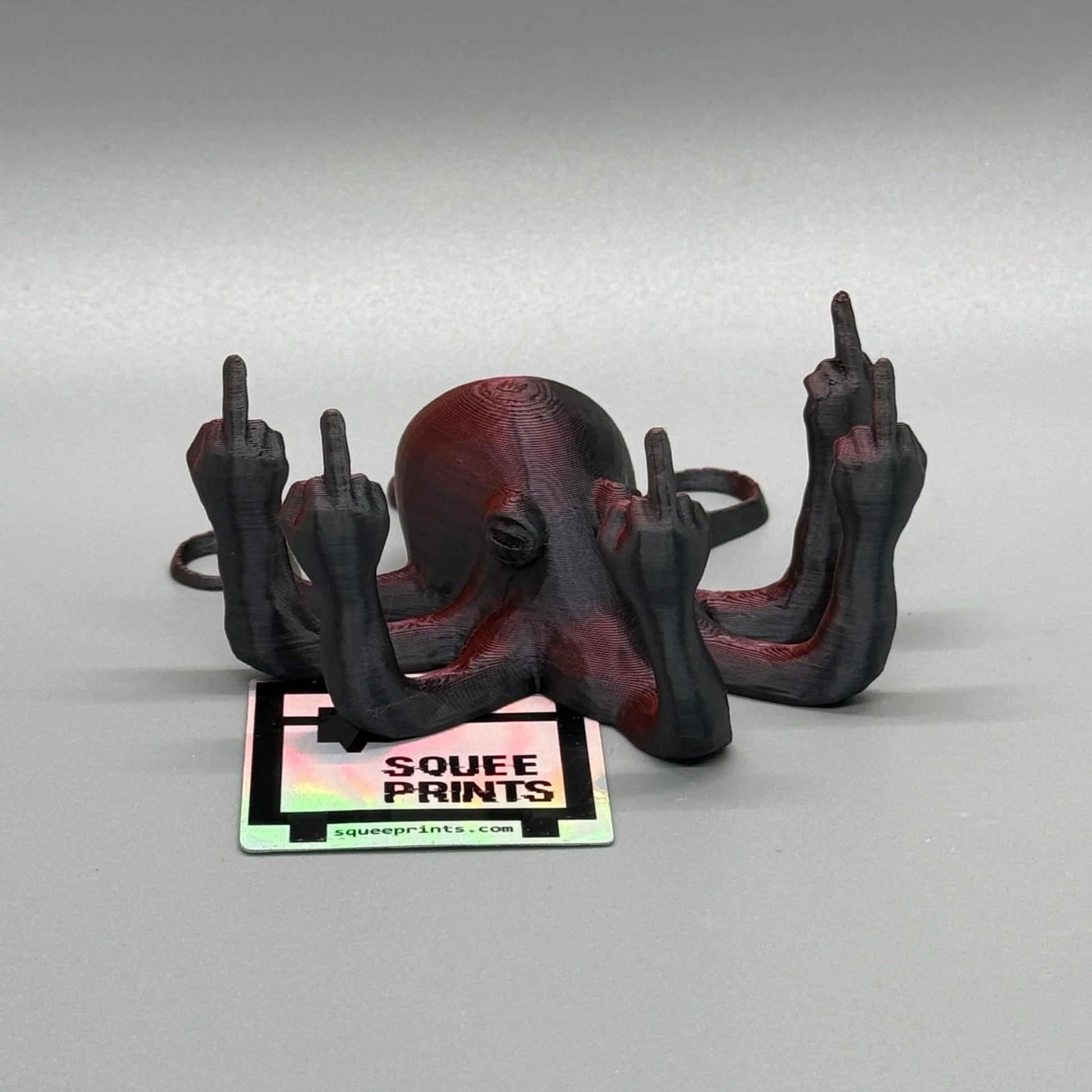 Fucktopus | Prank Gift | Middle Finger Octopus - Squee Prints