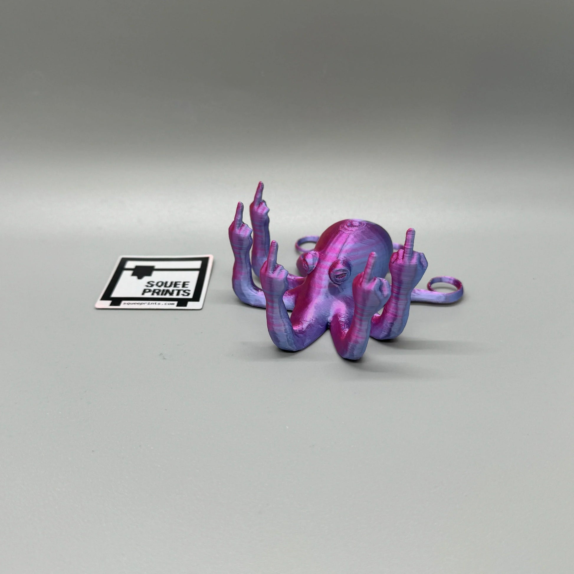 Fucktopus | Prank Gift | Middle Finger Octopus - Squee Prints