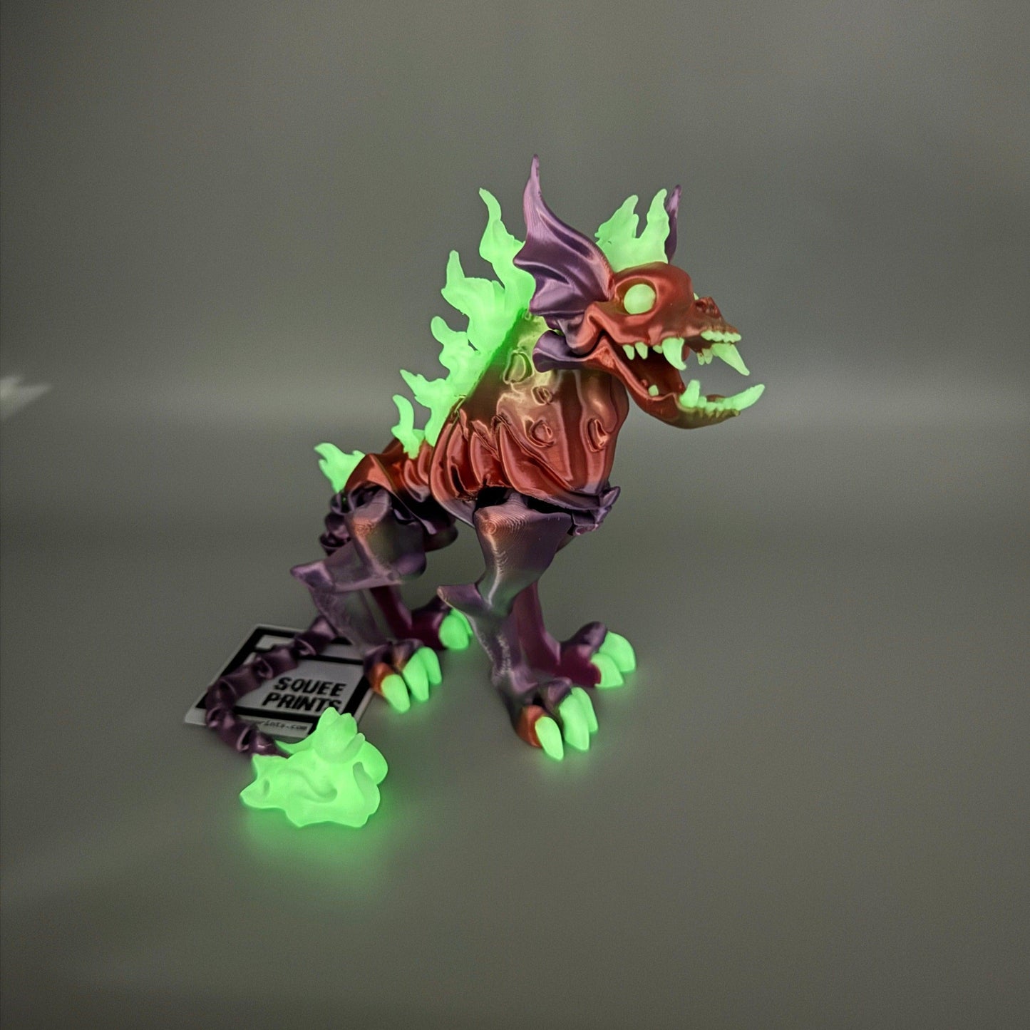 Hellhound | Glow in the Dark | Articulated | Fidget - Squee Prints