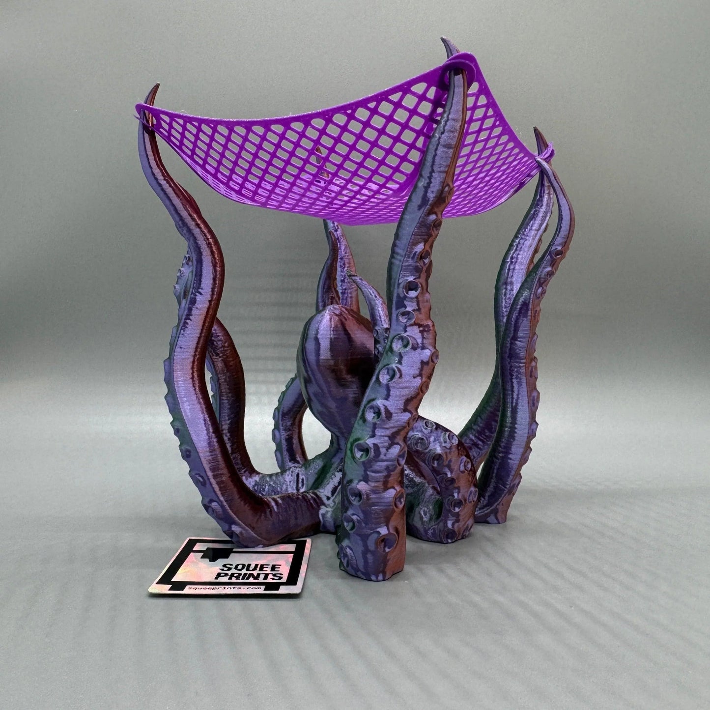Octopus Lightweight Display | 3D Printed Snackapus - Squee Prints