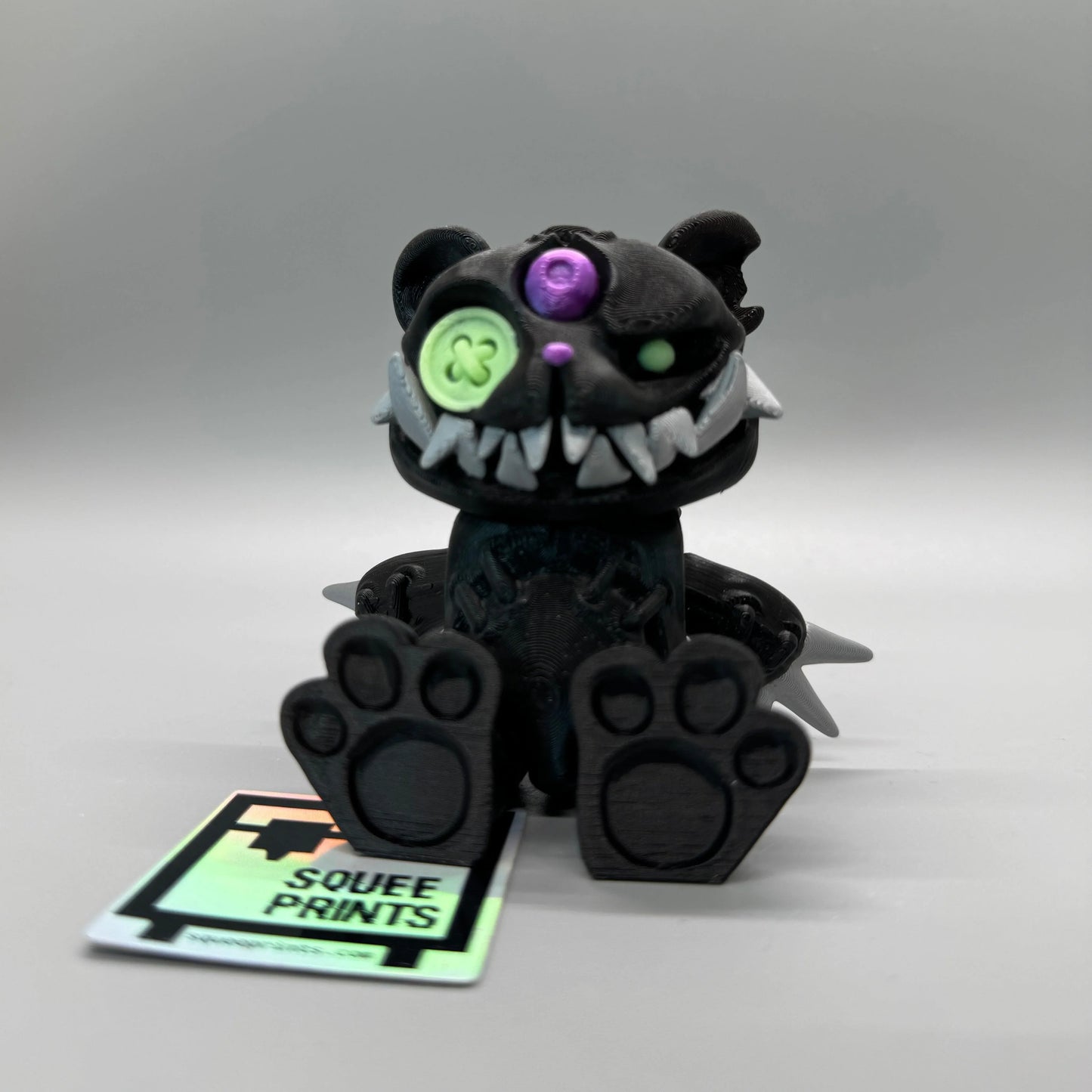 Creepy Teddy Bear | Scare Bear | Glow in the Dark - Squee Prints