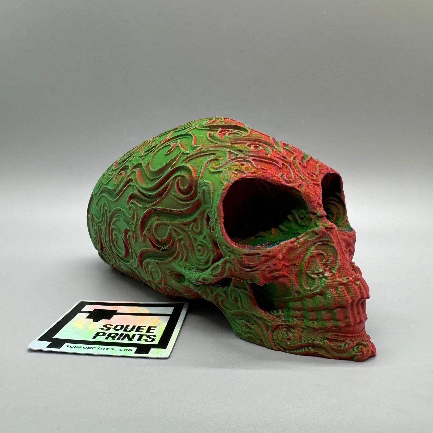 Alien Skull Deluxe | 3D Printed | Extraterrestrial - Squee Prints