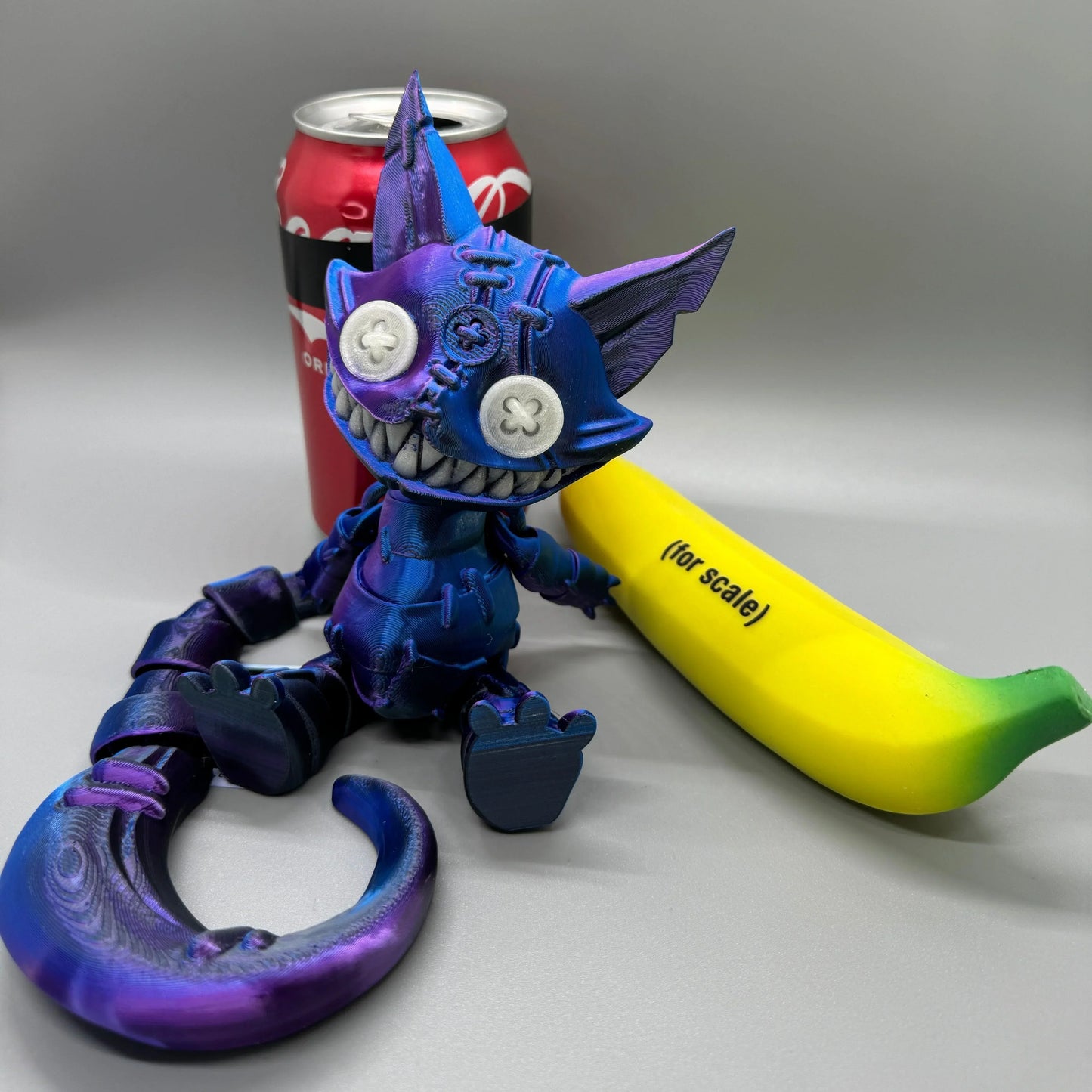 Creepy Cheshire Cat | Alice in Wonderland | Glow in the Dark | 13 Inches - Squee Prints