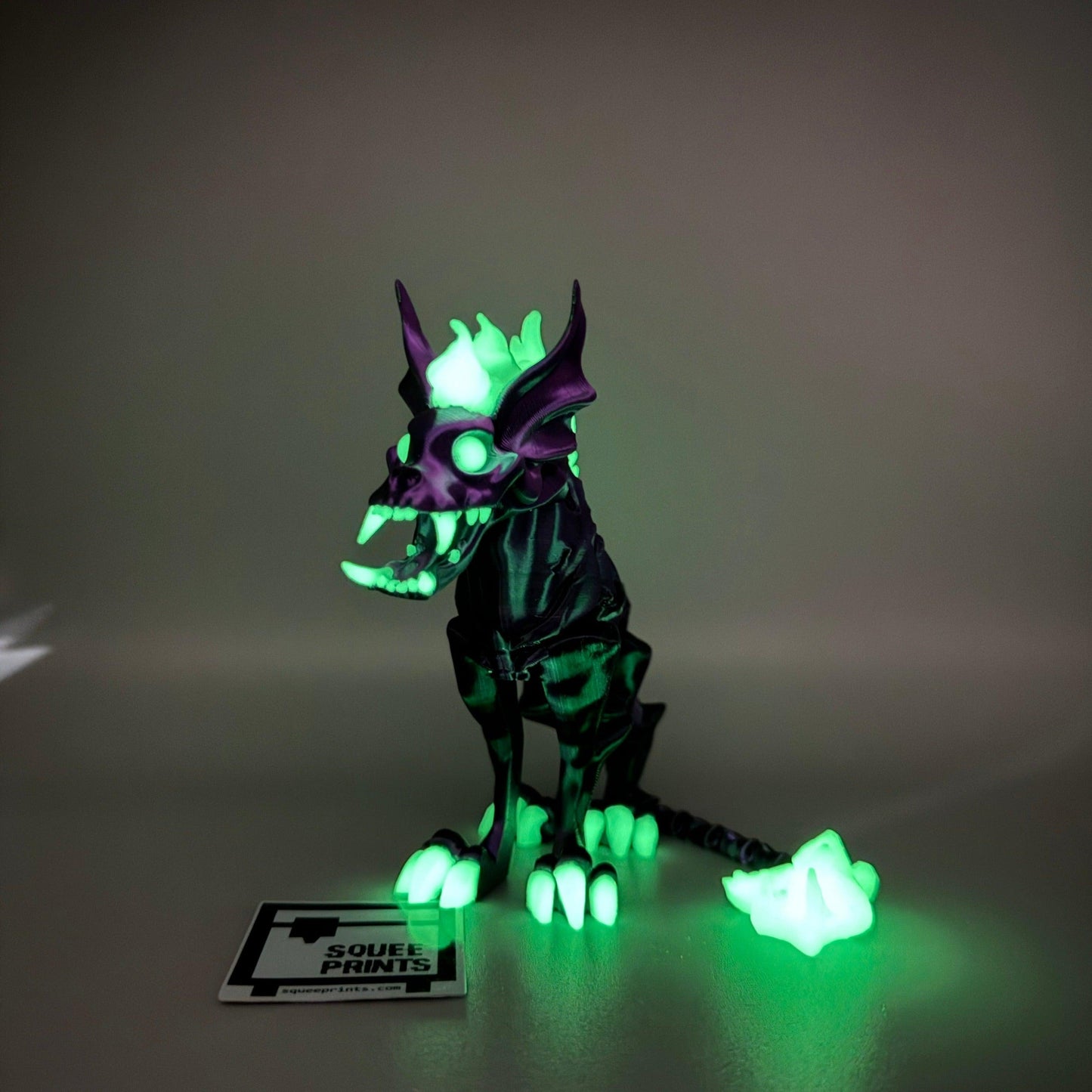 Hellhound | Glow in the Dark | Articulated | Fidget - Squee Prints