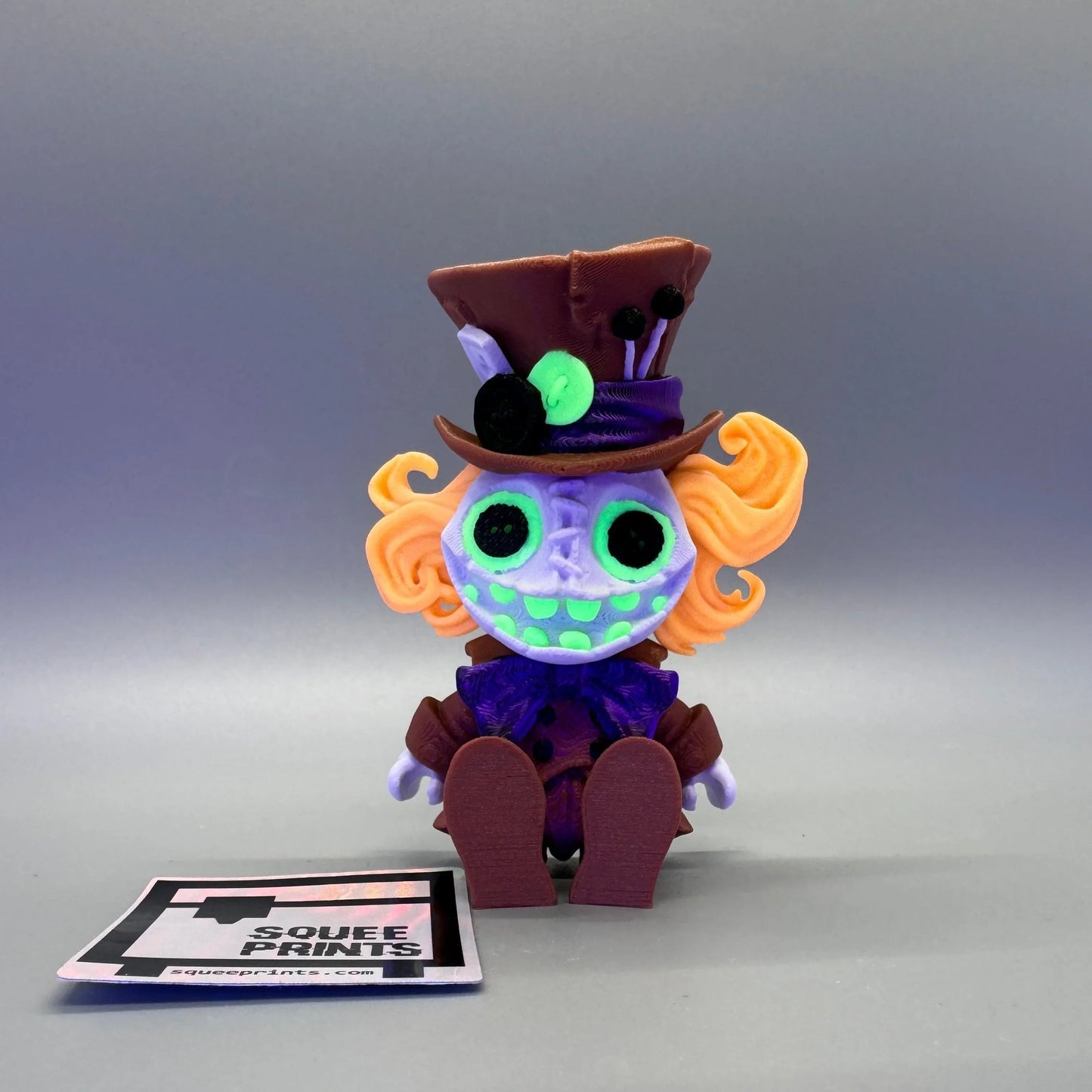 Mad Hatter | Alice in Wonderland | Glow in the Dark - Squee Prints