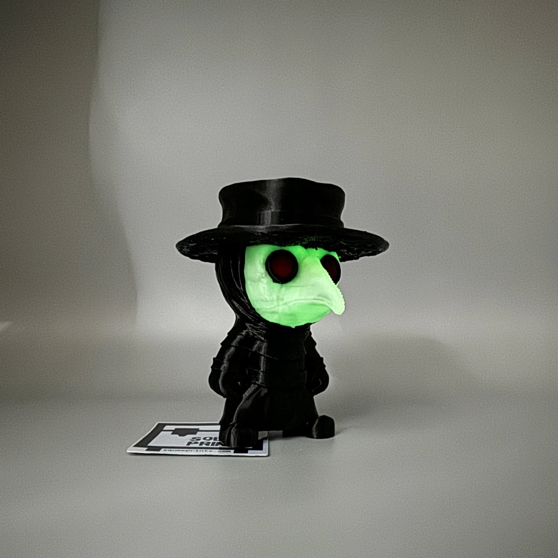 Plague Doctor | 3D Printed | Glow in the Dark - Squee Prints