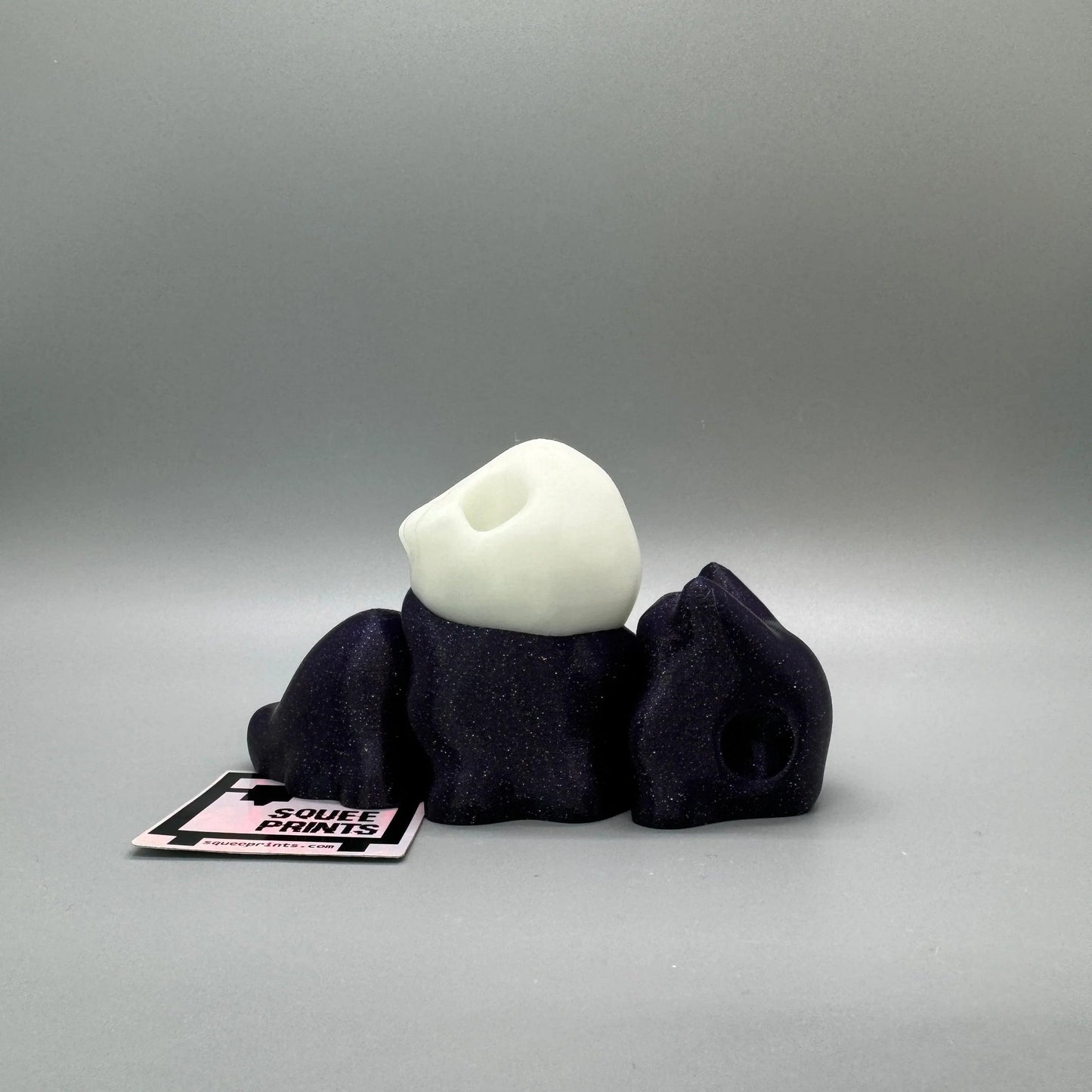 Flexi Snail with Skull Shell | Glow in the Dark - Squee Prints