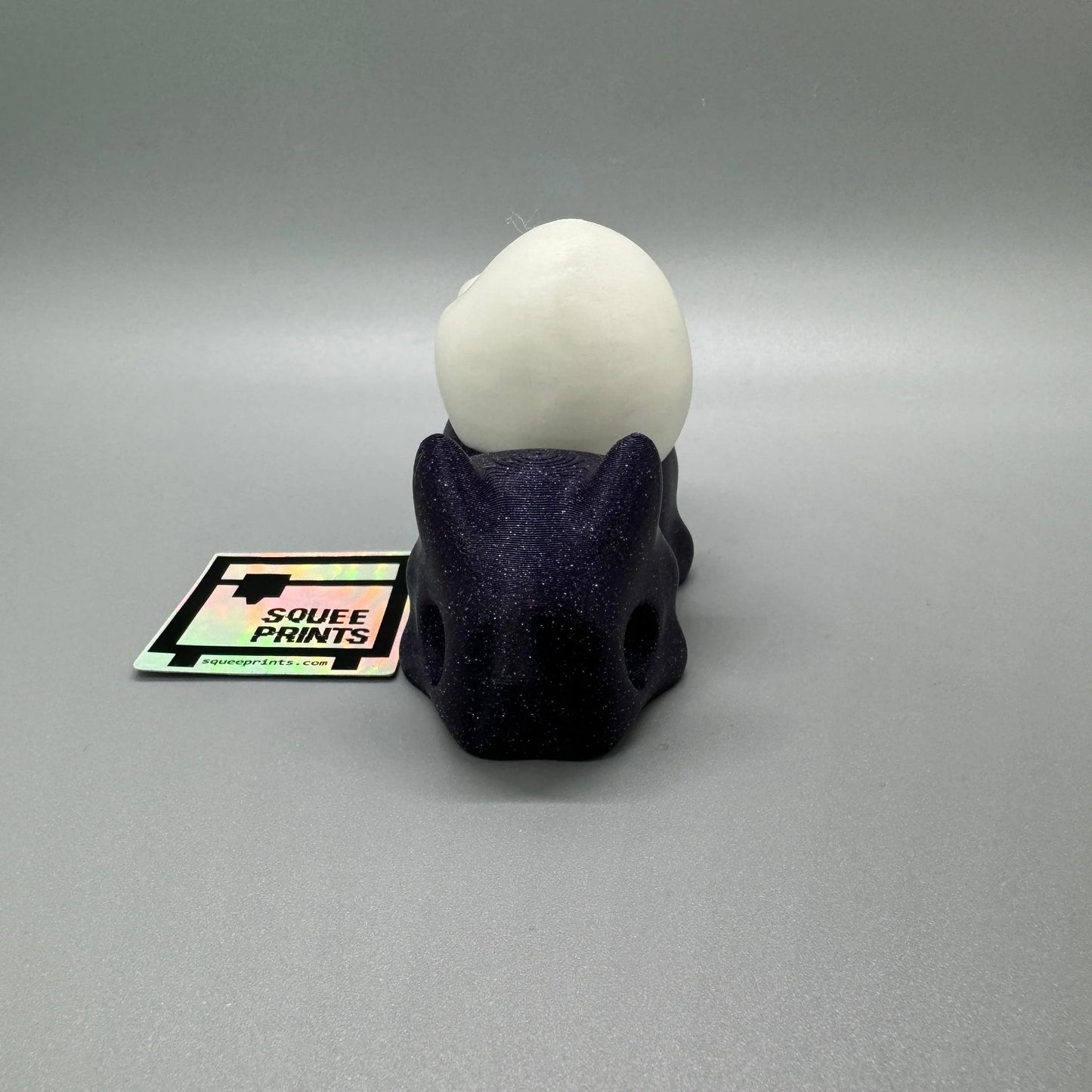 Flexi Snail with Skull Shell | Glow in the Dark - Squee Prints