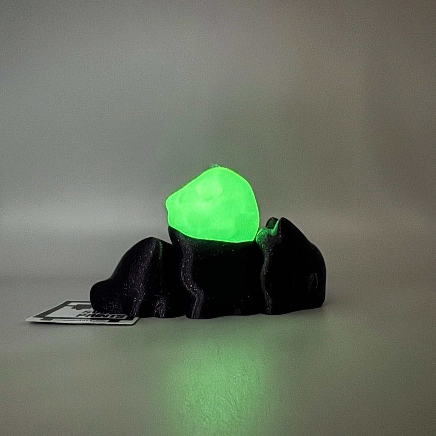 Flexi Snail with Skull Shell | Glow in the Dark - Squee Prints