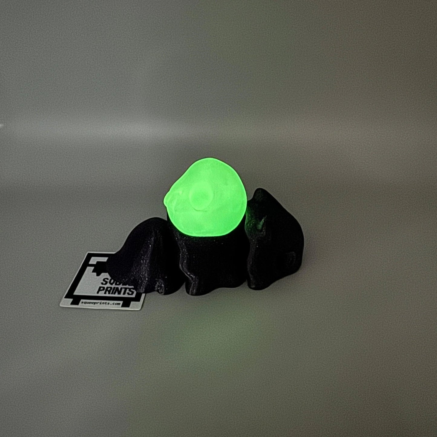 Flexi Snail with Skull Shell | Glow in the Dark - Squee Prints