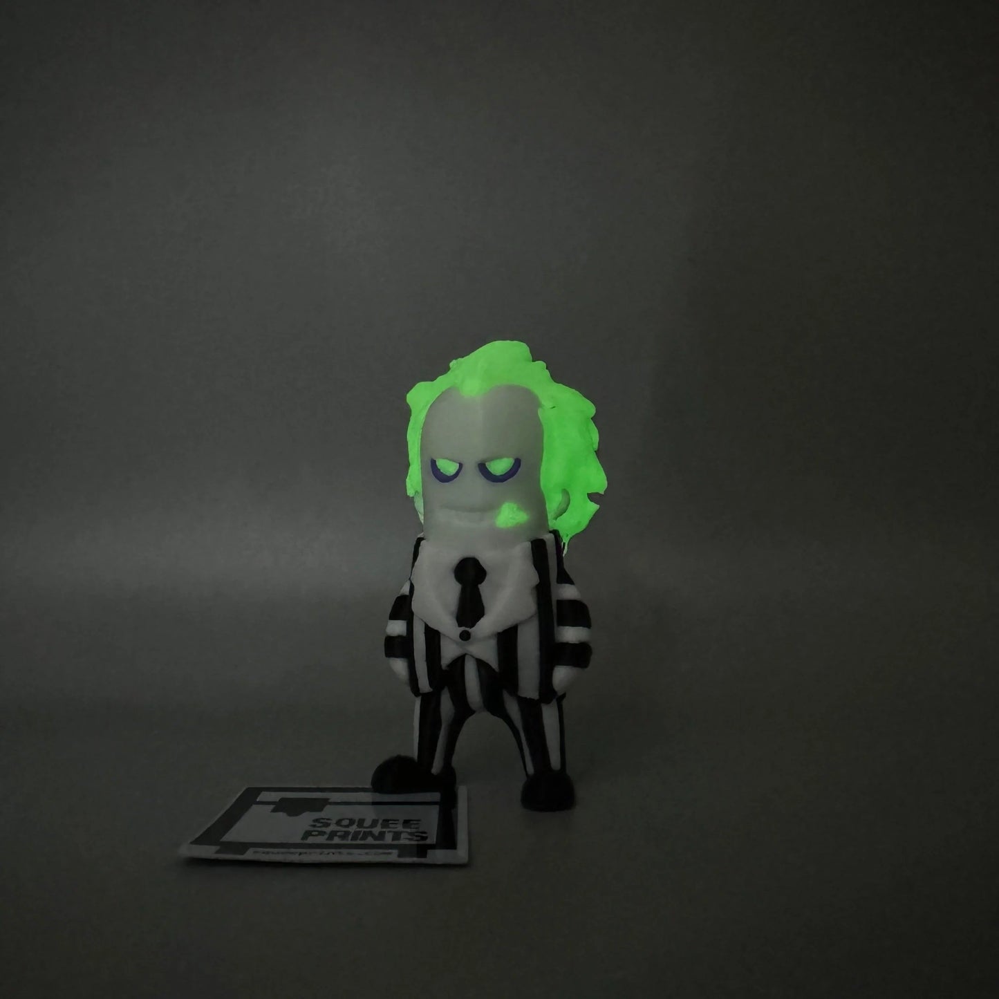 Beetlejuice | Glow in the Dark | 3D Printed Figure - Squee Prints