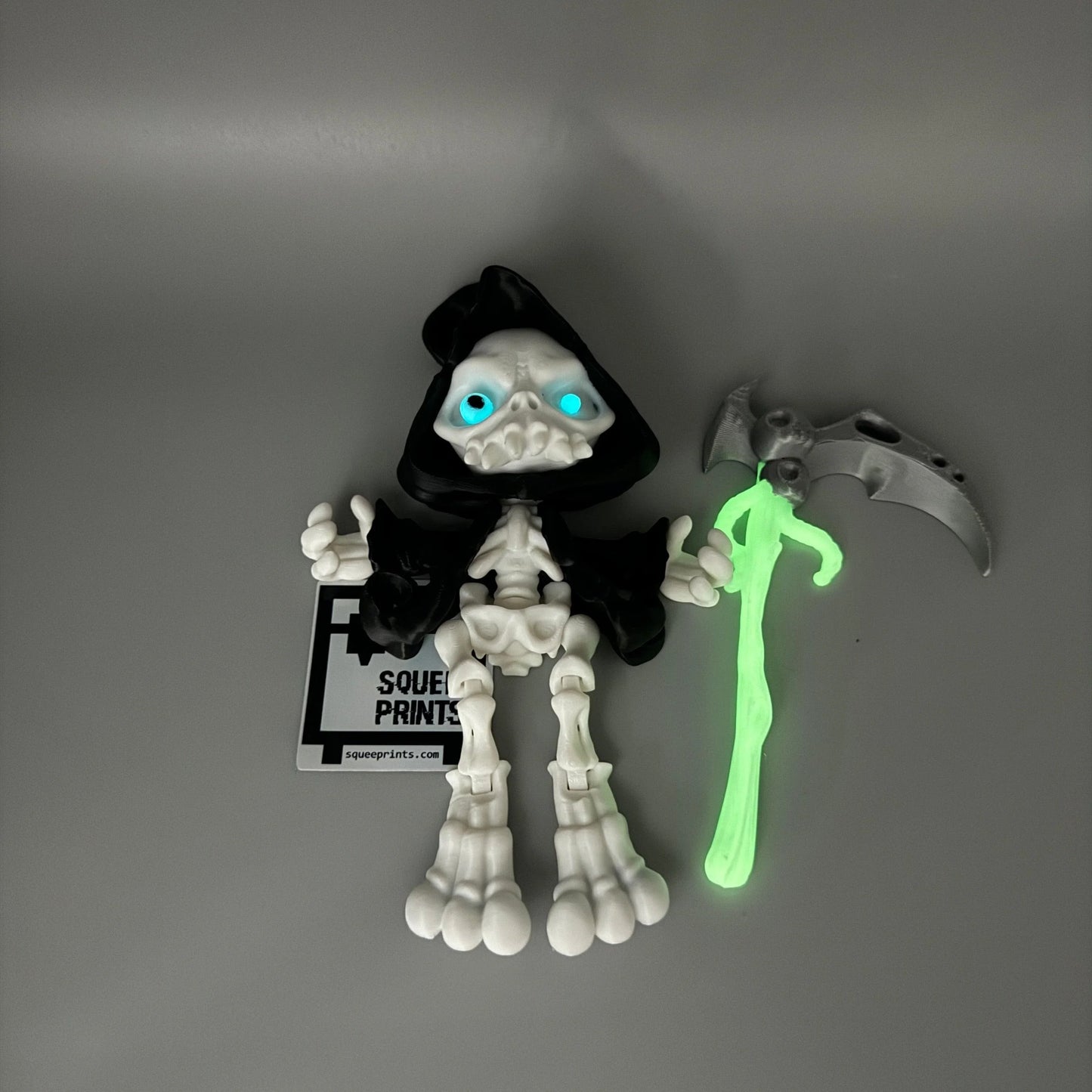 Grim Reaper | Articulated | Glow in the Dark - Squee Prints