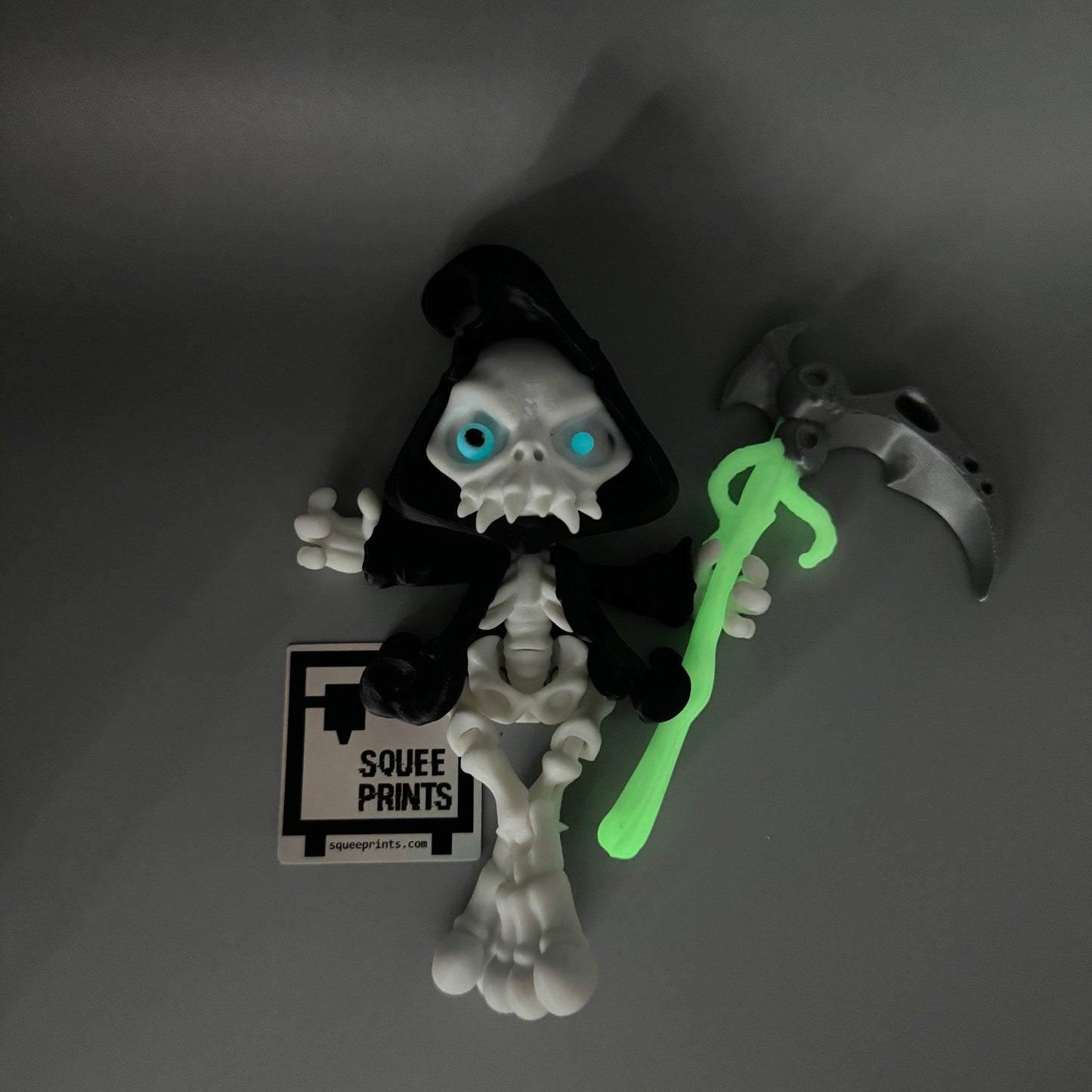 Grim Reaper | Articulated | Glow in the Dark - Squee Prints