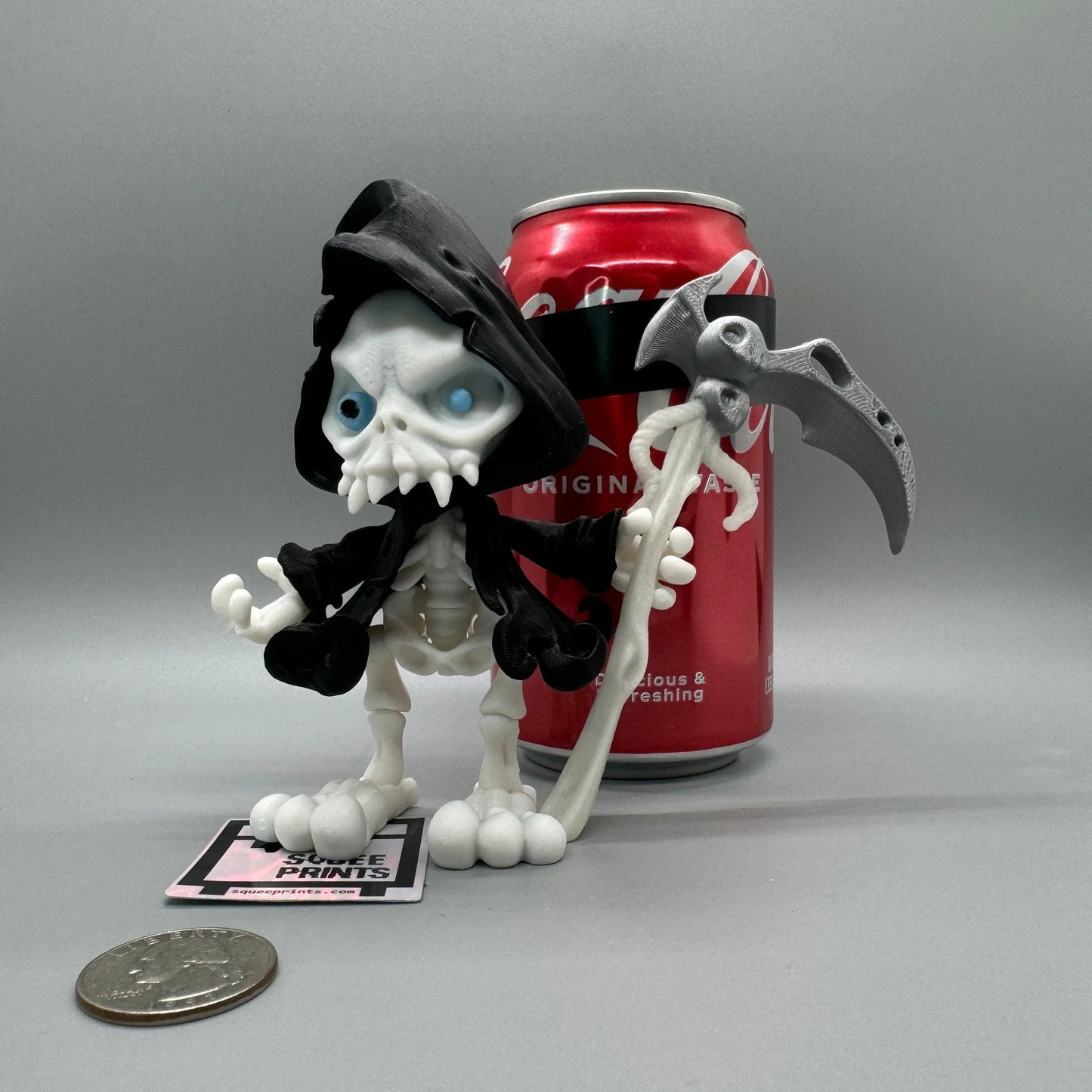Grim Reaper | Articulated | Glow in the Dark - Squee Prints