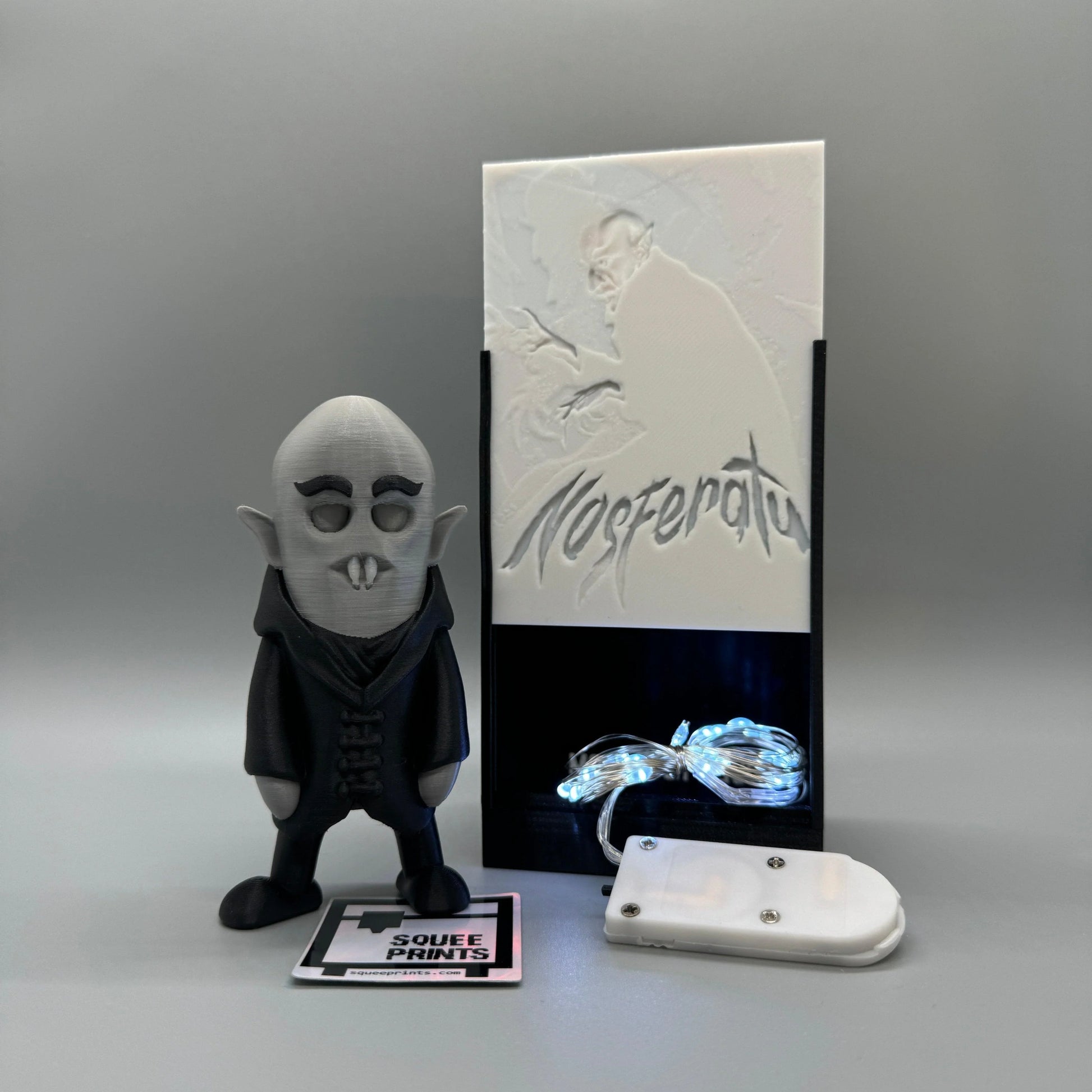 Nosferatu | Count Orlok | Vampire | Glow in the Dark | Lithophane - Squee Prints