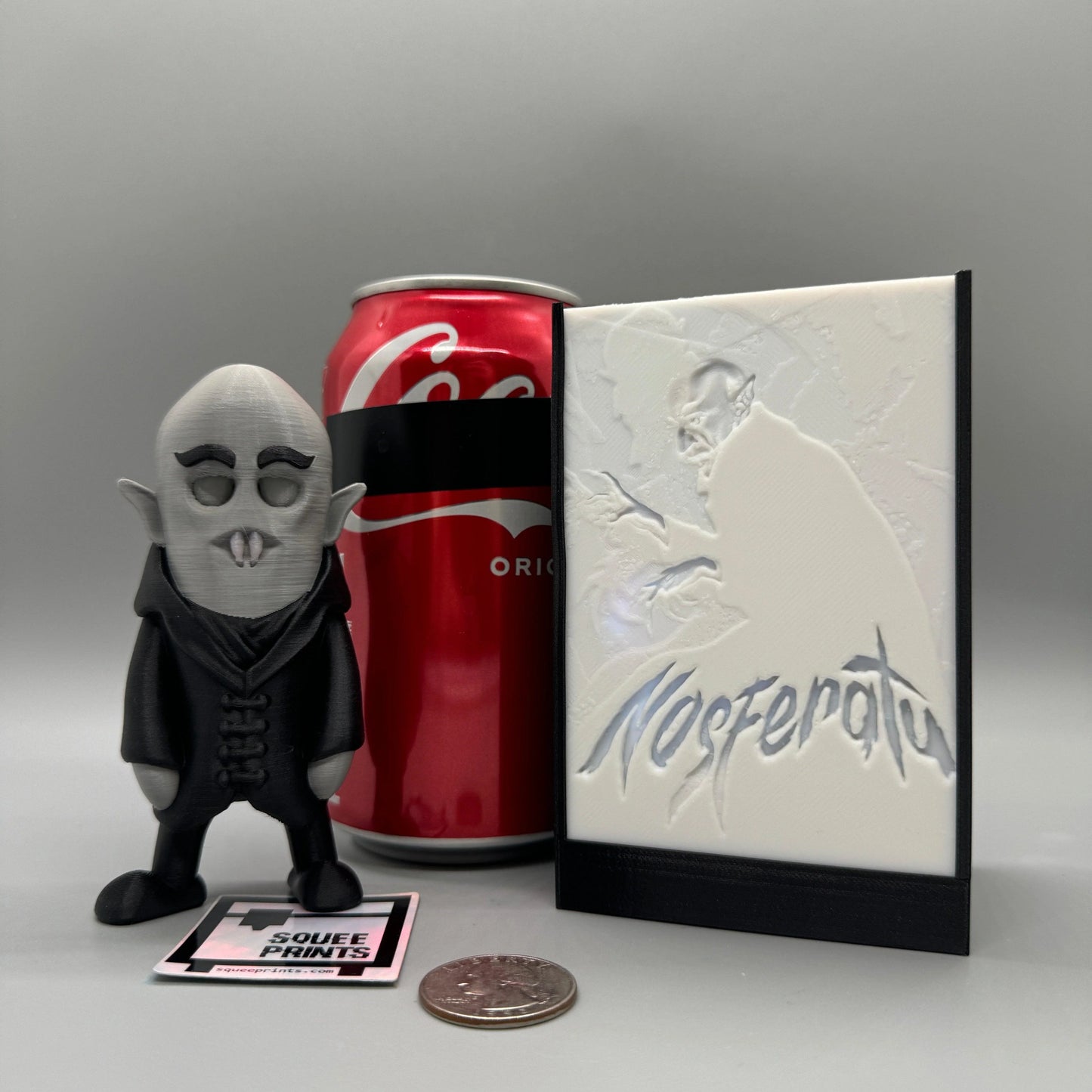 Nosferatu | Count Orlok | Vampire | Glow in the Dark | Lithophane - Squee Prints