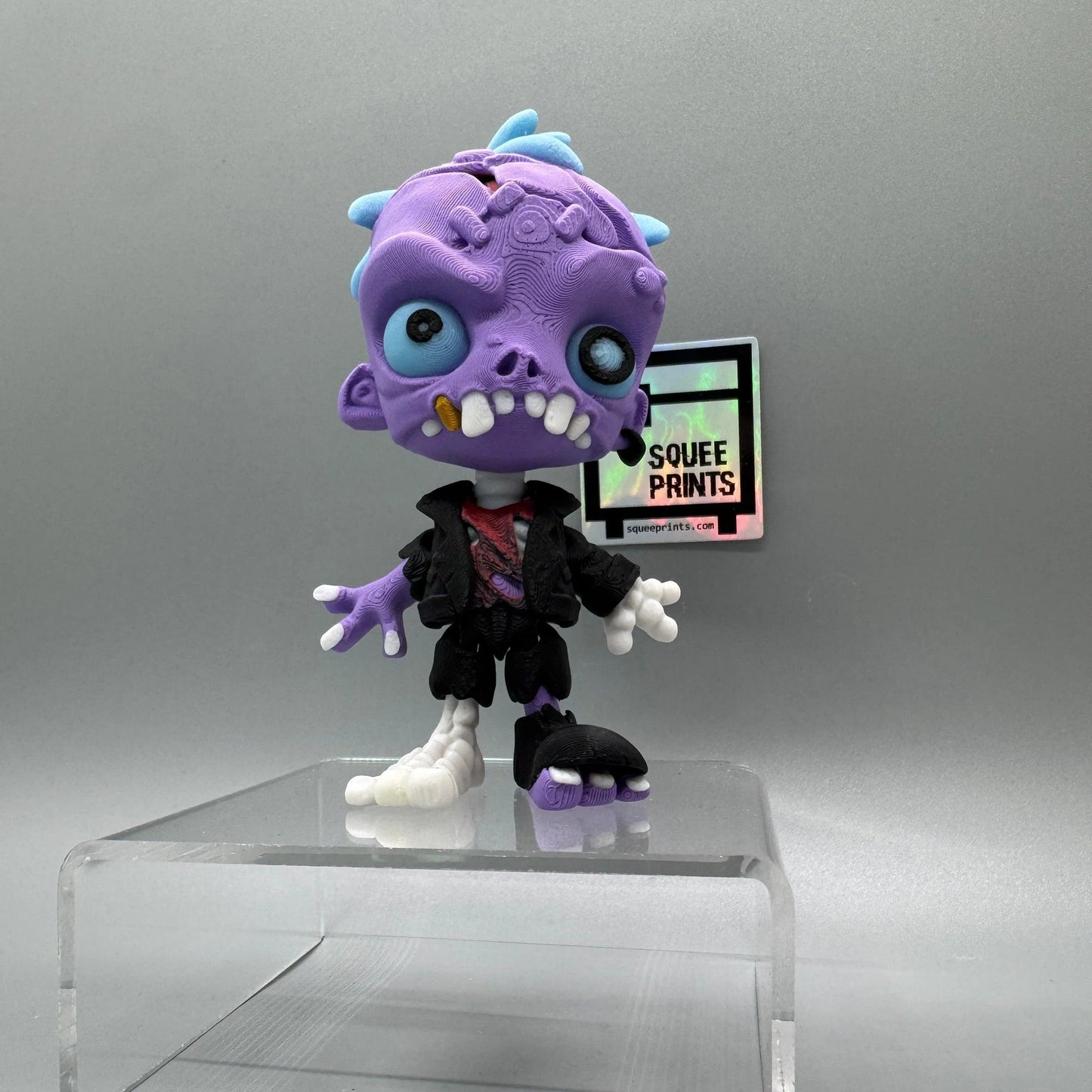Zombie | Glow In the Dark | 3D Printed - Squee Prints