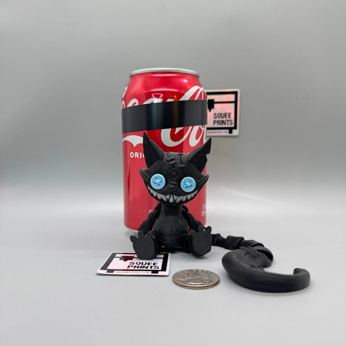 Coraline Cat | Glow in the Dark - Squee Prints