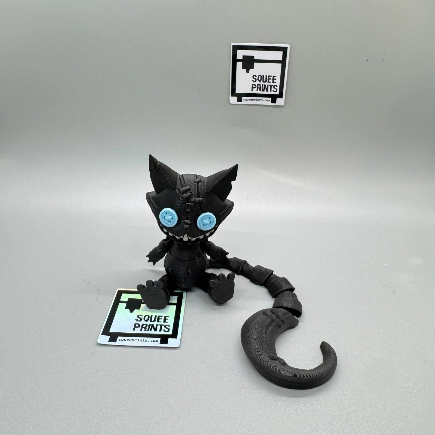 Coraline Cat | Glow in the Dark - Squee Prints