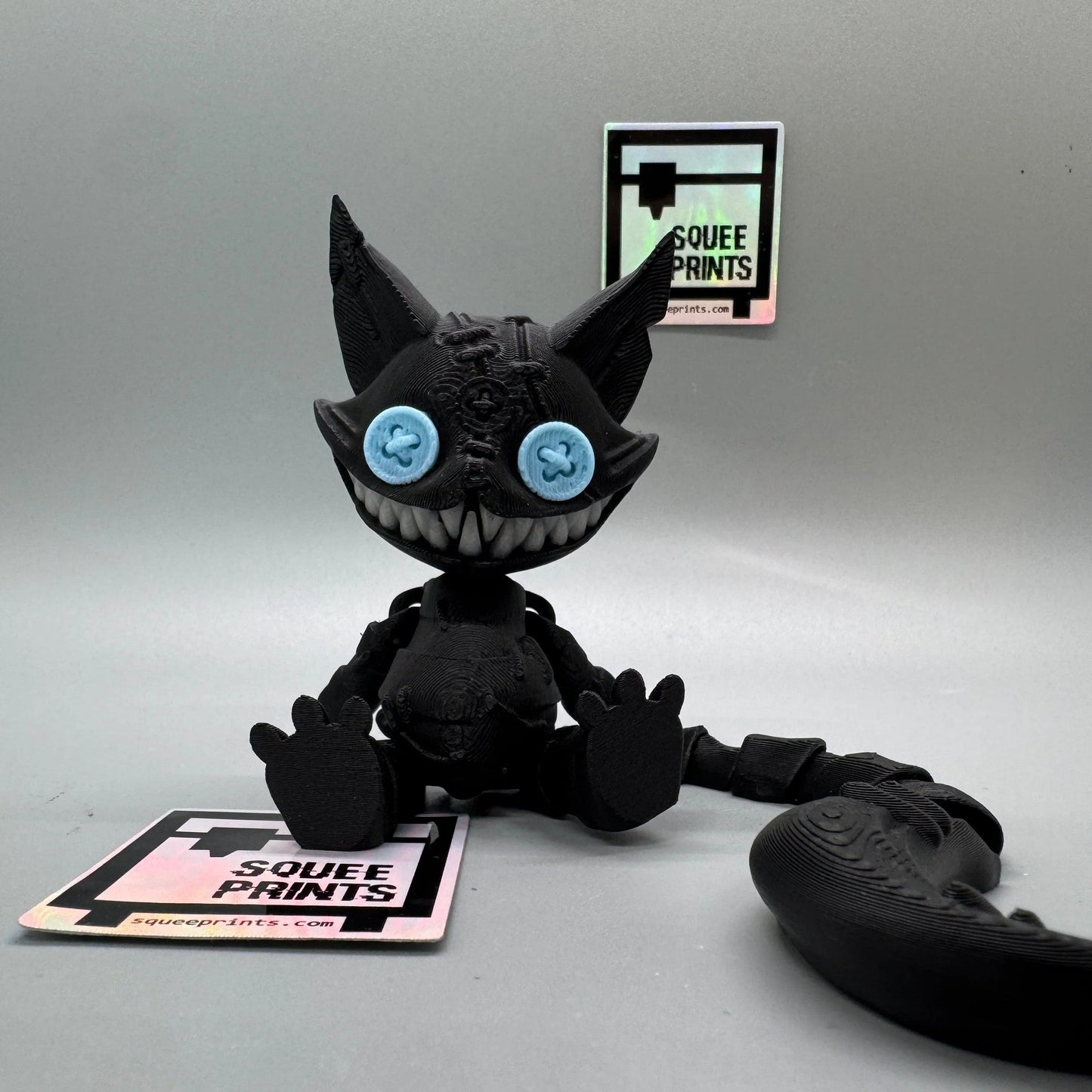 Coraline Cat | Glow in the Dark - Squee Prints