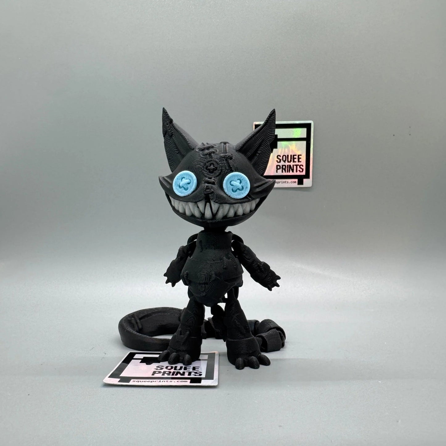 Coraline Cat | Glow in the Dark - Squee Prints