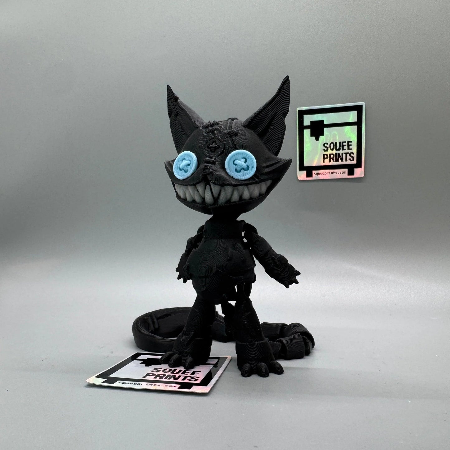 Coraline Cat | Glow in the Dark - Squee Prints