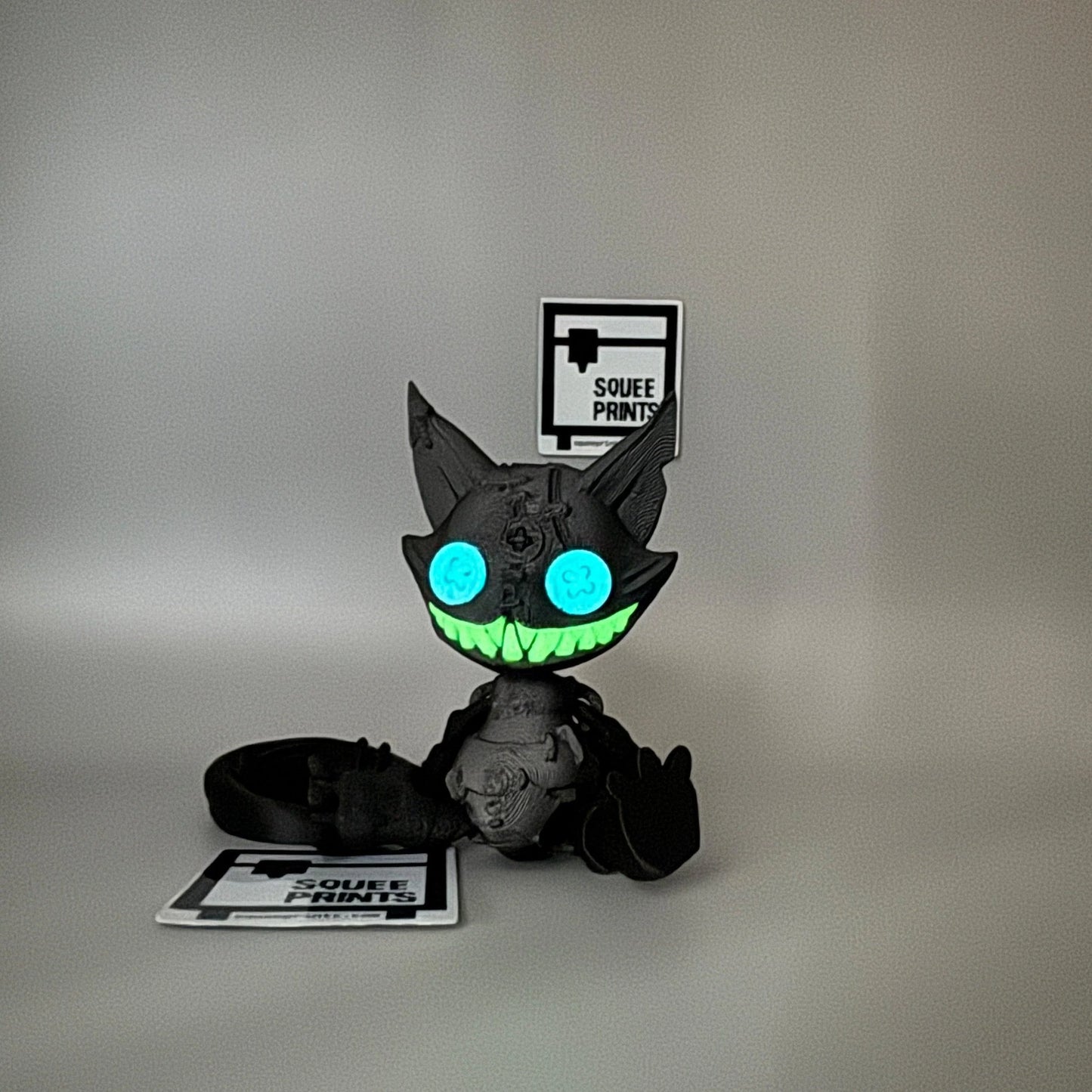 Coraline Cat | Glow in the Dark - Squee Prints