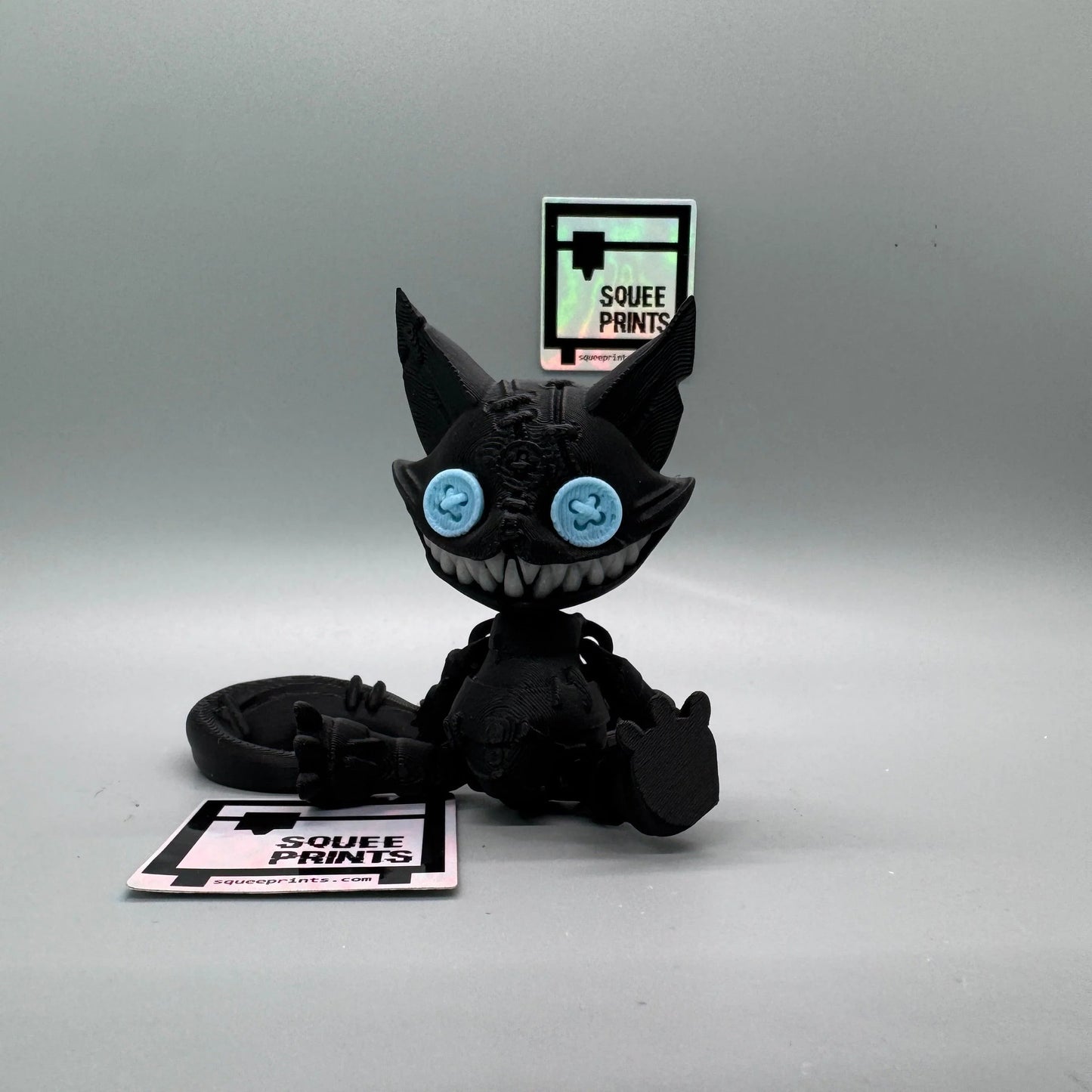 Coraline Cat | Glow in the Dark - Squee Prints