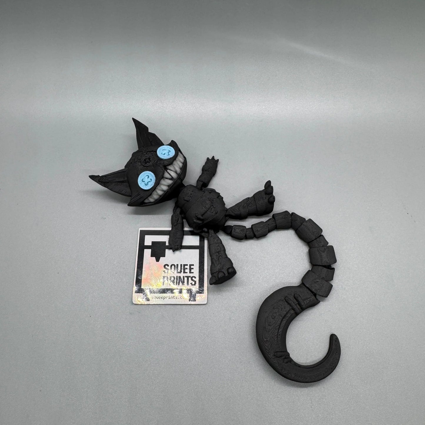 Coraline Cat | Glow in the Dark - Squee Prints