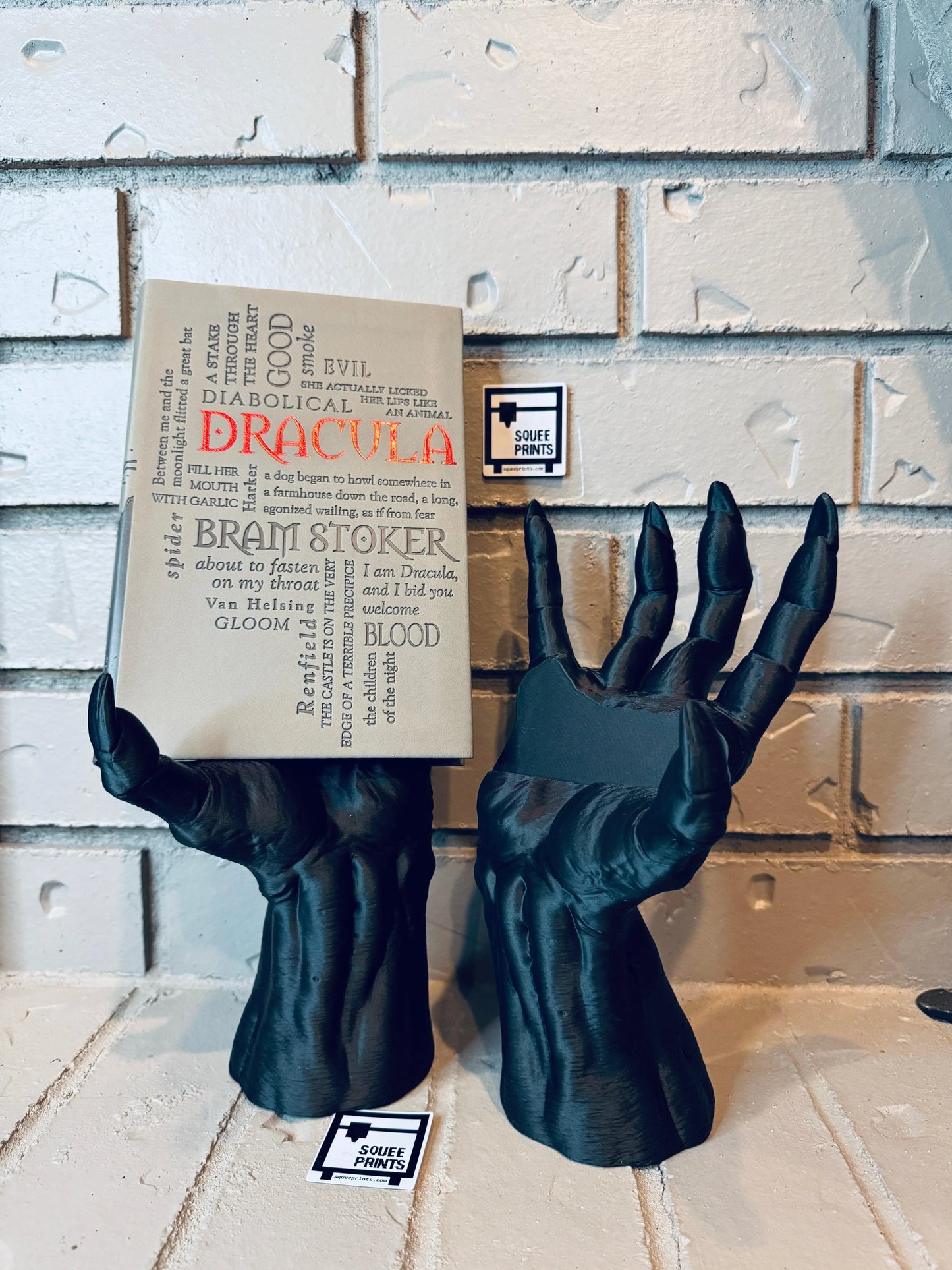 Demon Hand | Book Stand | Book Holder | Gothic Decor - Squee Prints
