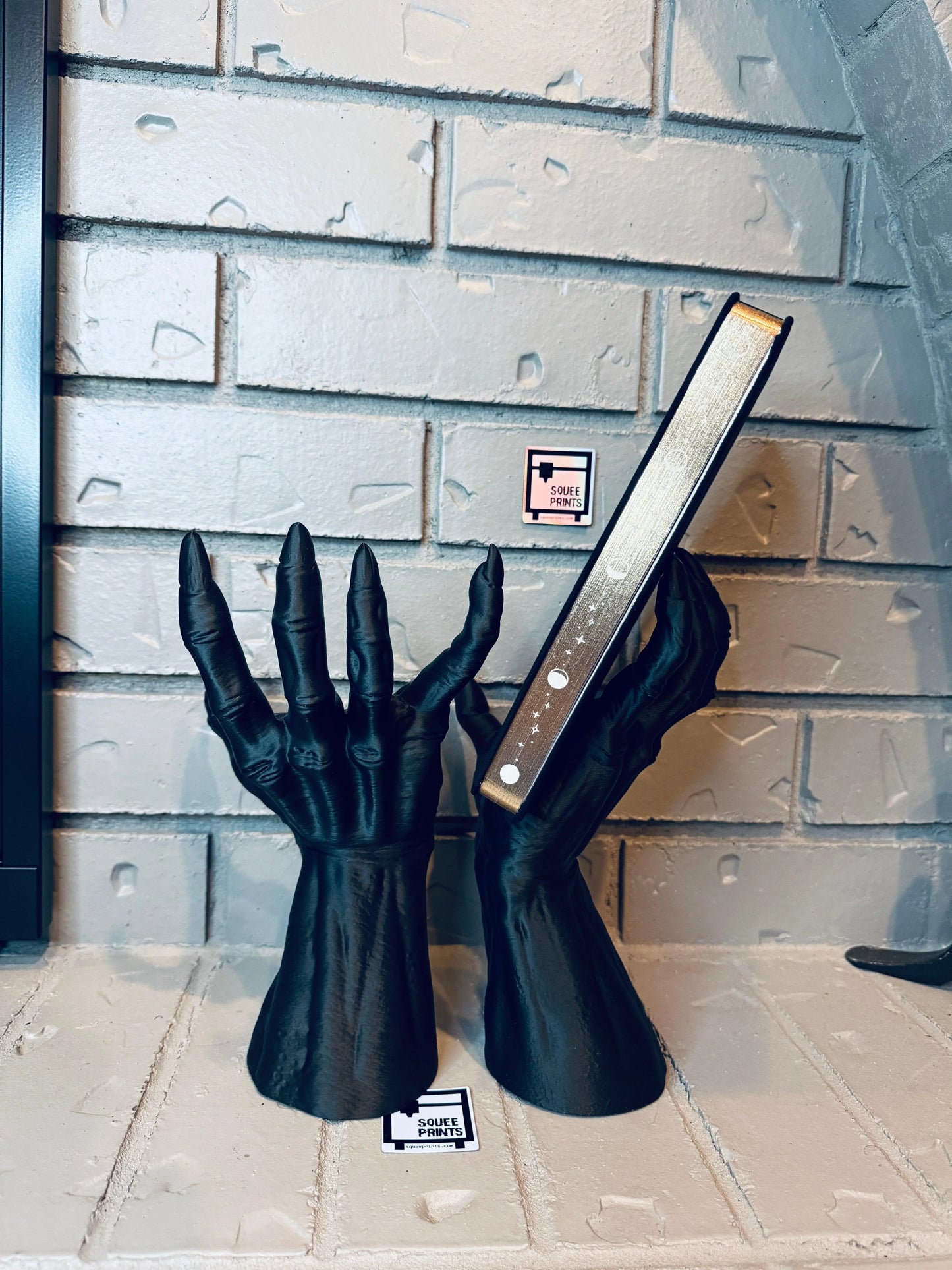 Demon Hand | Book Stand | Book Holder | Gothic Decor - Squee Prints