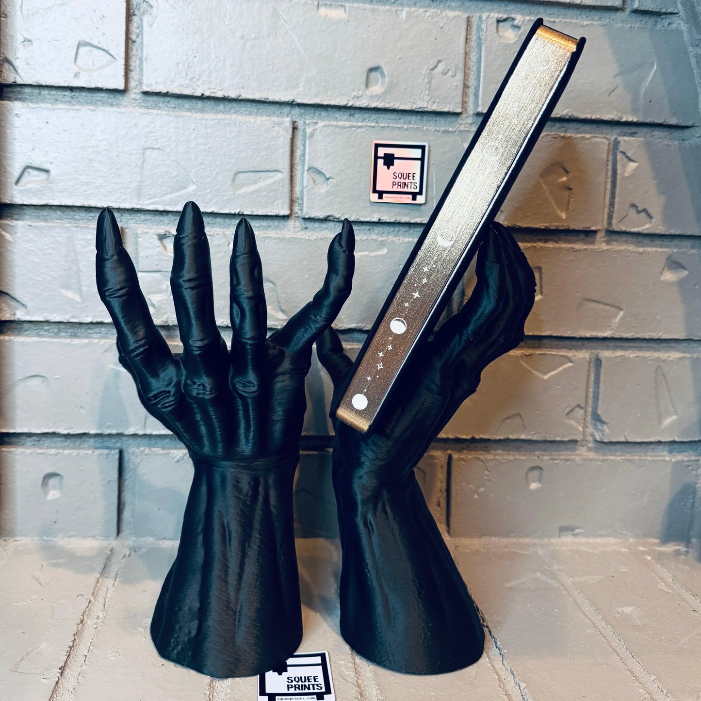 Demon Hand | Book Stand | Book Holder | Gothic Decor - Squee Prints