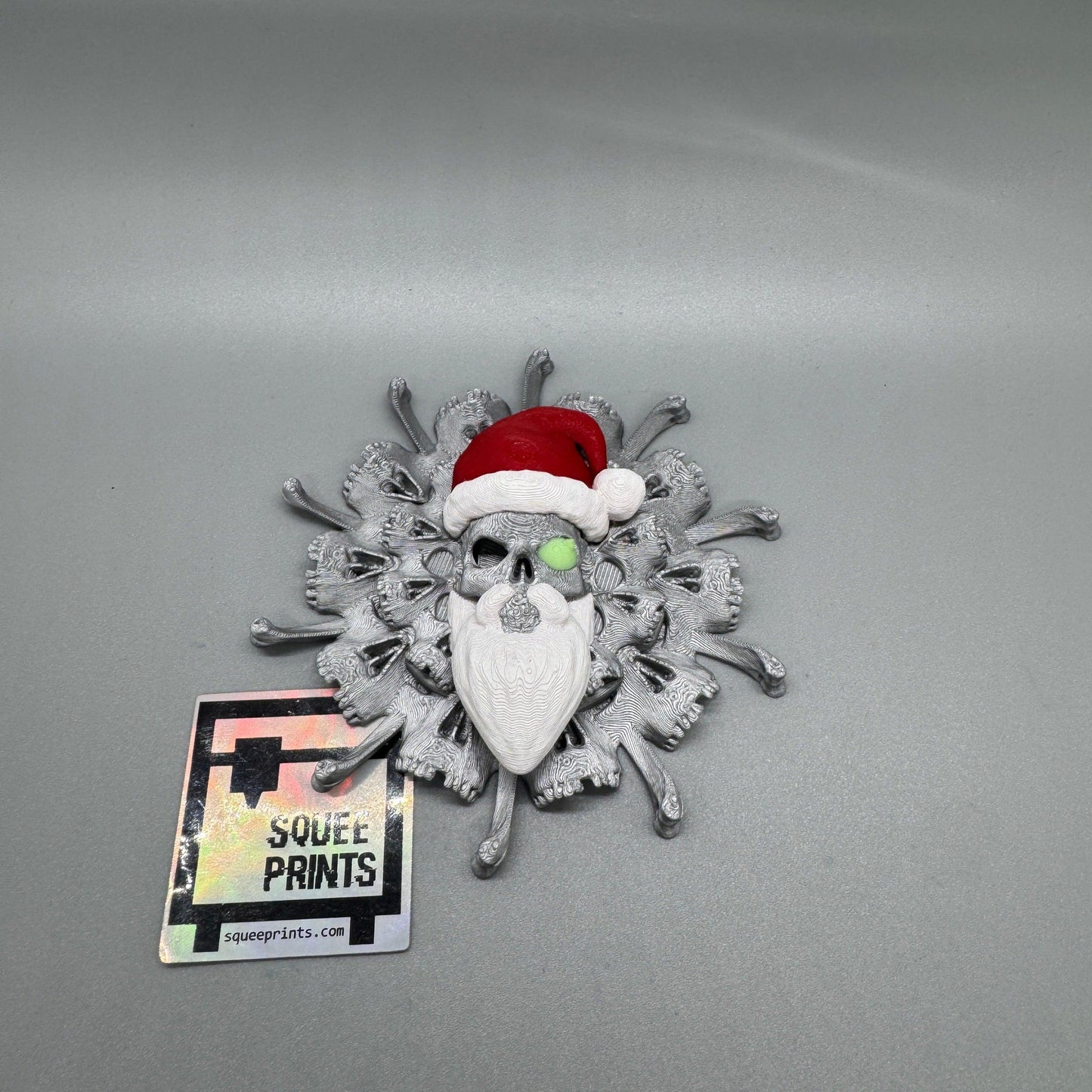 Bone Wreath | Creepmas | Christmas | Ornaments - Squee Prints