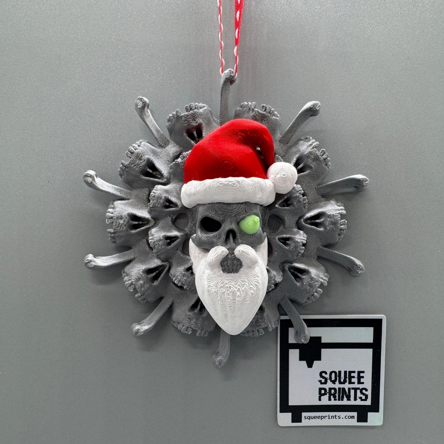 Bone Wreath | Creepmas | Christmas | Ornaments - Squee Prints