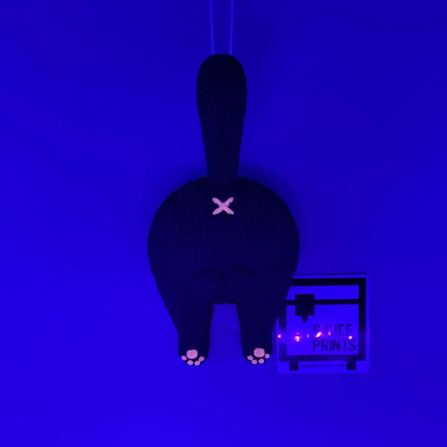 Knitted Cat Butt | Ornament | Christmas | 3D Printed - Squee Prints