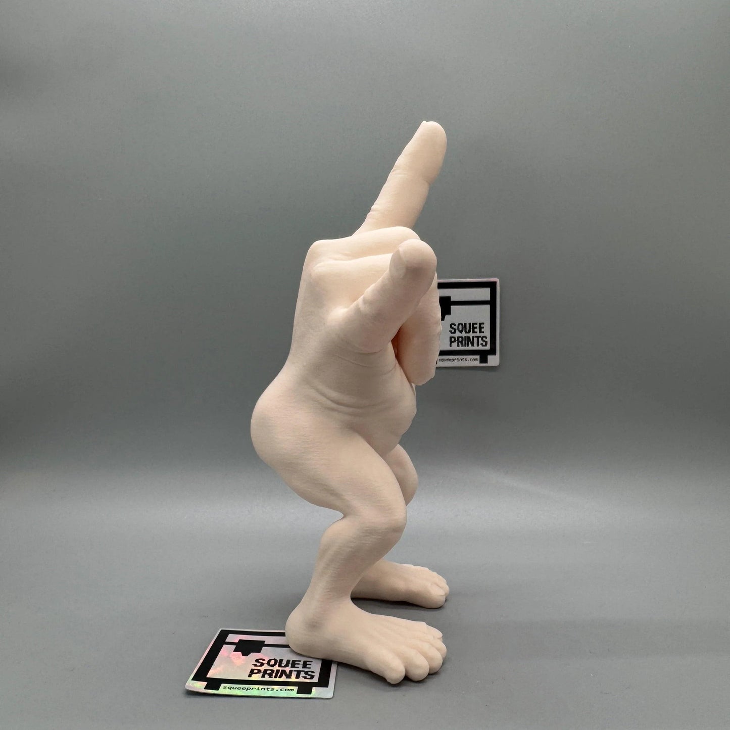 Disturbing Hand Monster Figure | Devil Horns | I Love You | Body Horror | Fingers with Legs - Squee Prints