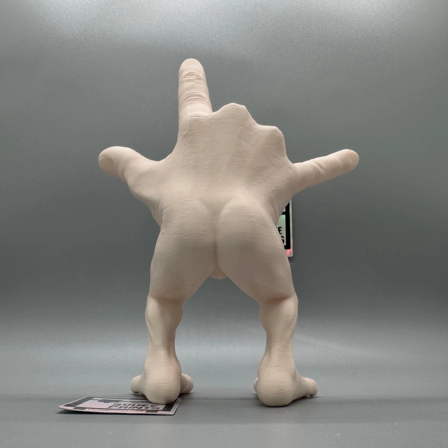Disturbing Hand Monster Figure | Devil Horns | I Love You | Body Horror | Fingers with Legs - Squee Prints