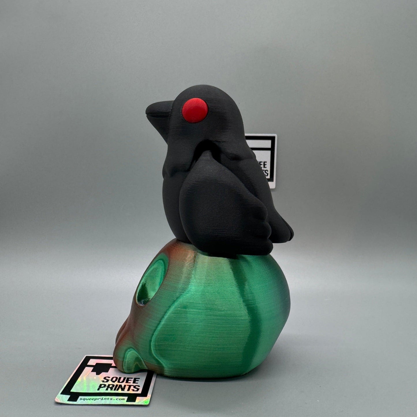 Articulated Raven | Fidget with Skull | Edgar Allan Poe | 3D Printed - Squee Prints