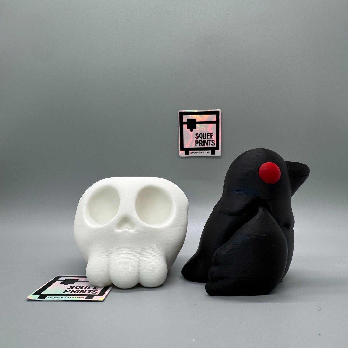 Articulated Raven | Fidget with Skull | Edgar Allan Poe | 3D Printed - Squee Prints