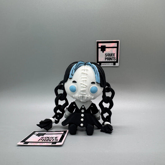 Goth Doll | Voodoo Doll | Baby Bat | Glow in the Dark | Jezebel - Squee Prints
