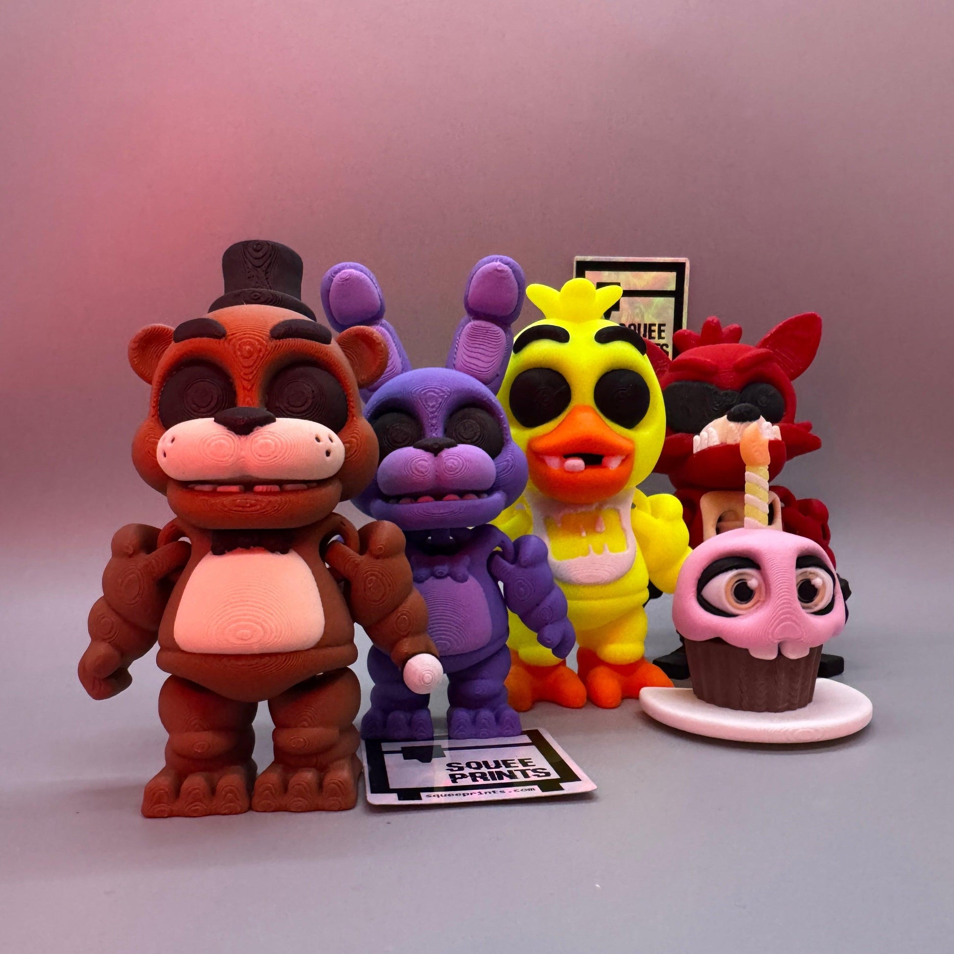 Five Nights At Freddy's | FNAF | Figures | 3D Printed - Squee Prints