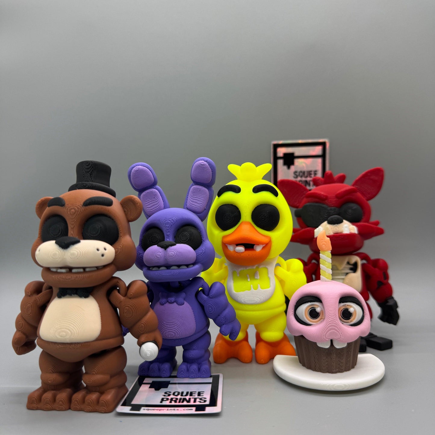 Five Nights At Freddy's | FNAF | Figures | 3D Printed - Squee Prints